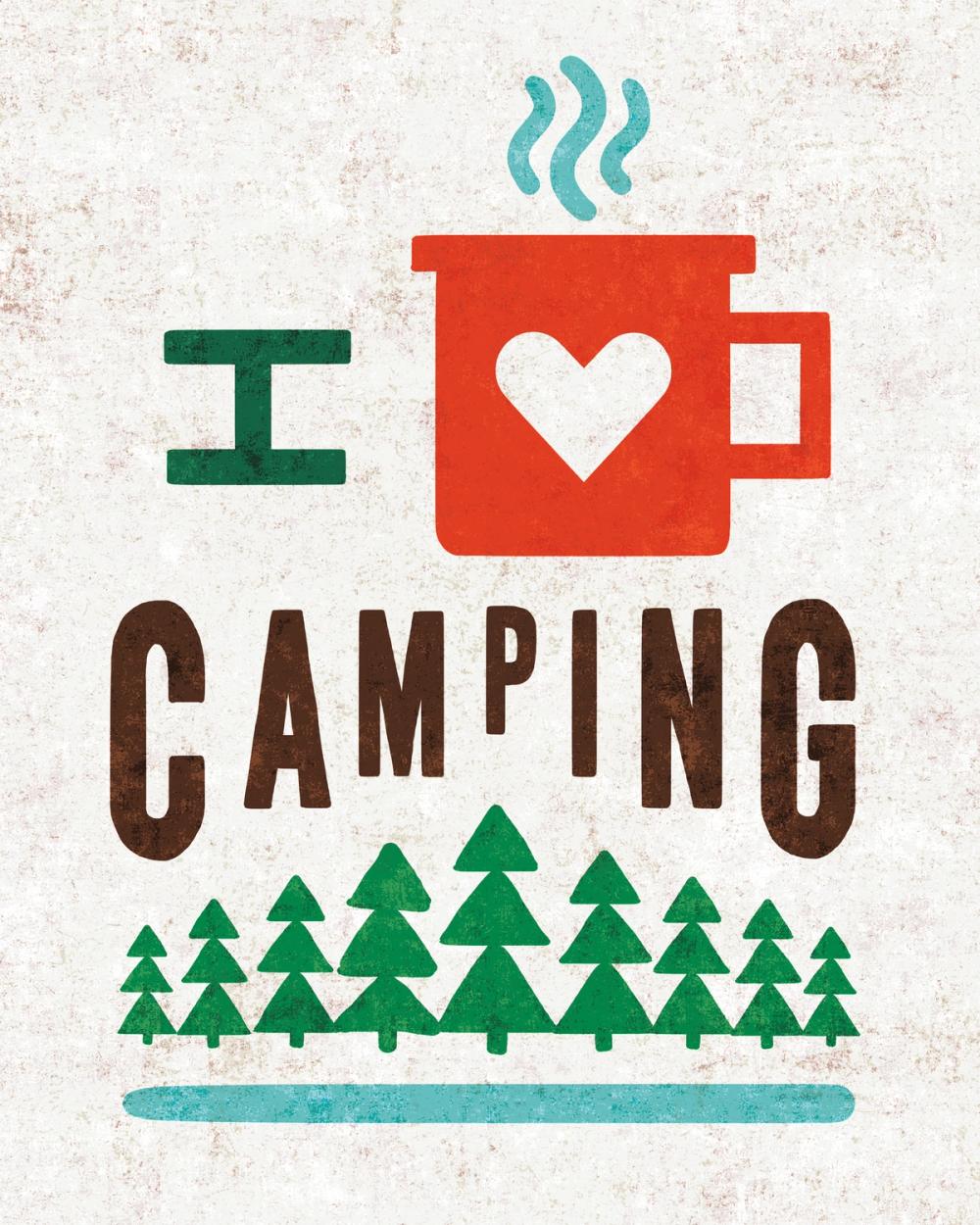 Happy Camper Love Camping