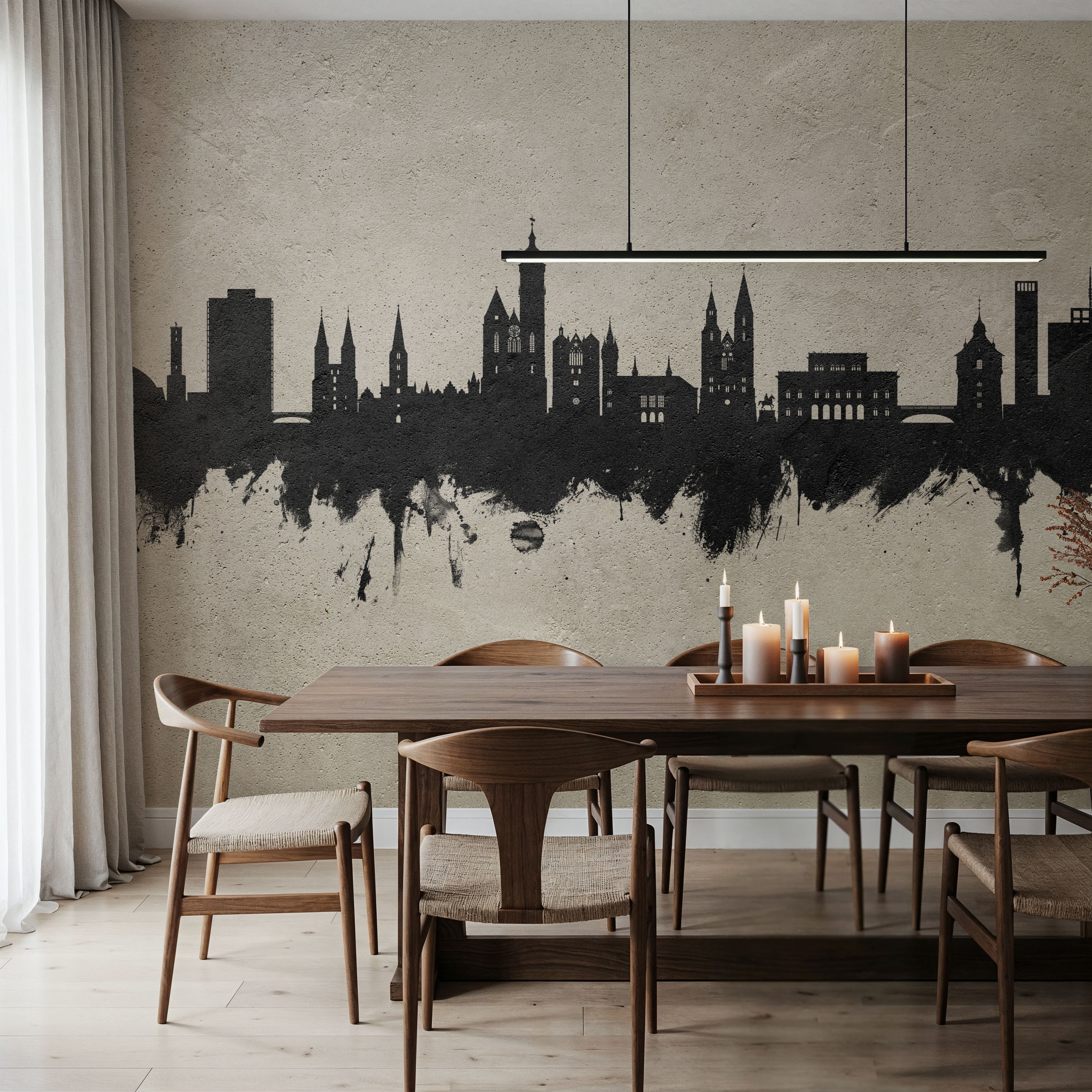 Braunschweig Germany Skyline Concrete