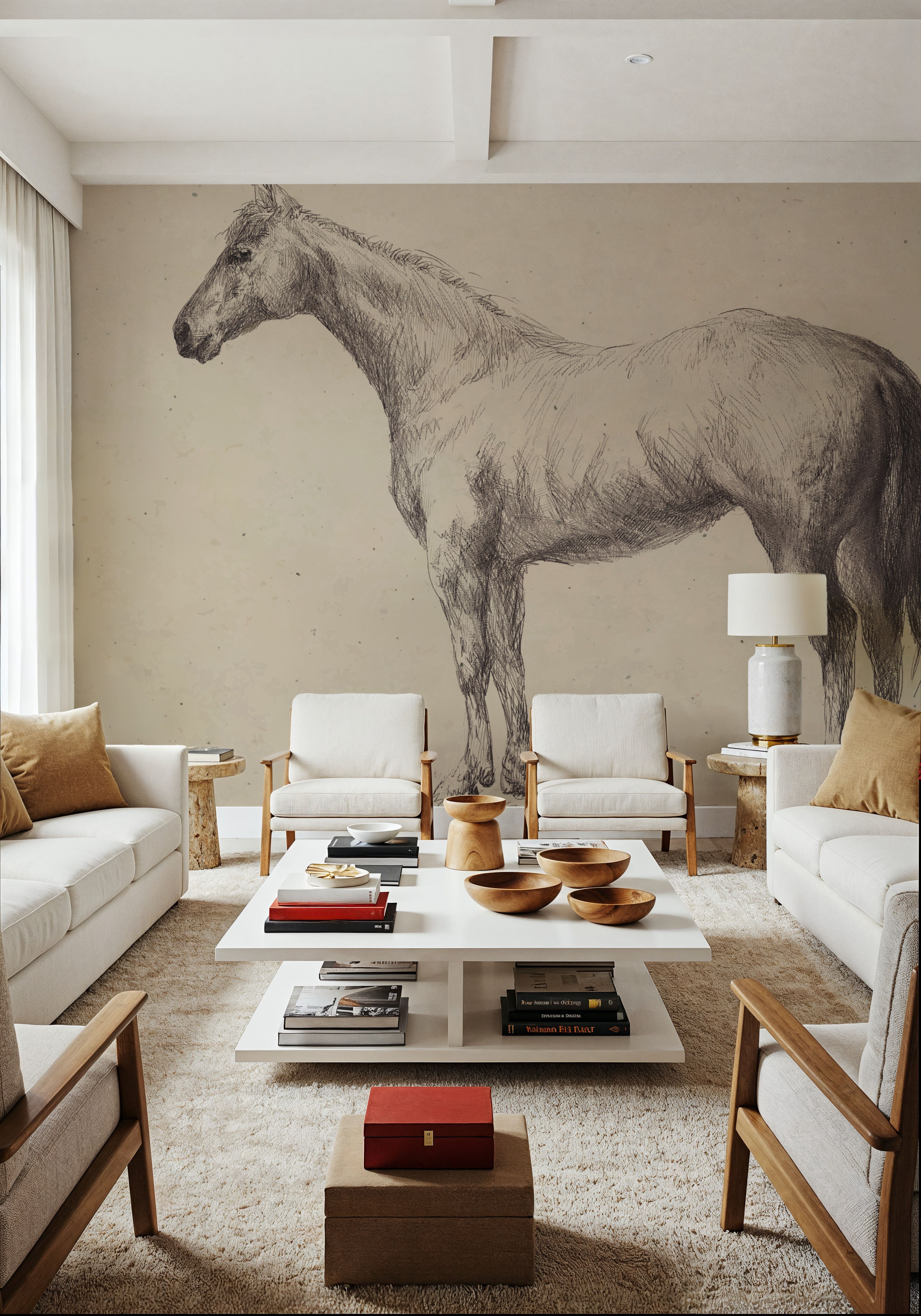 Standing Horse Sketch