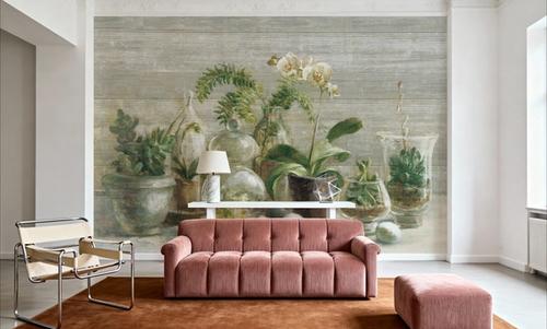 Greenhouse Orchids on Wood v2