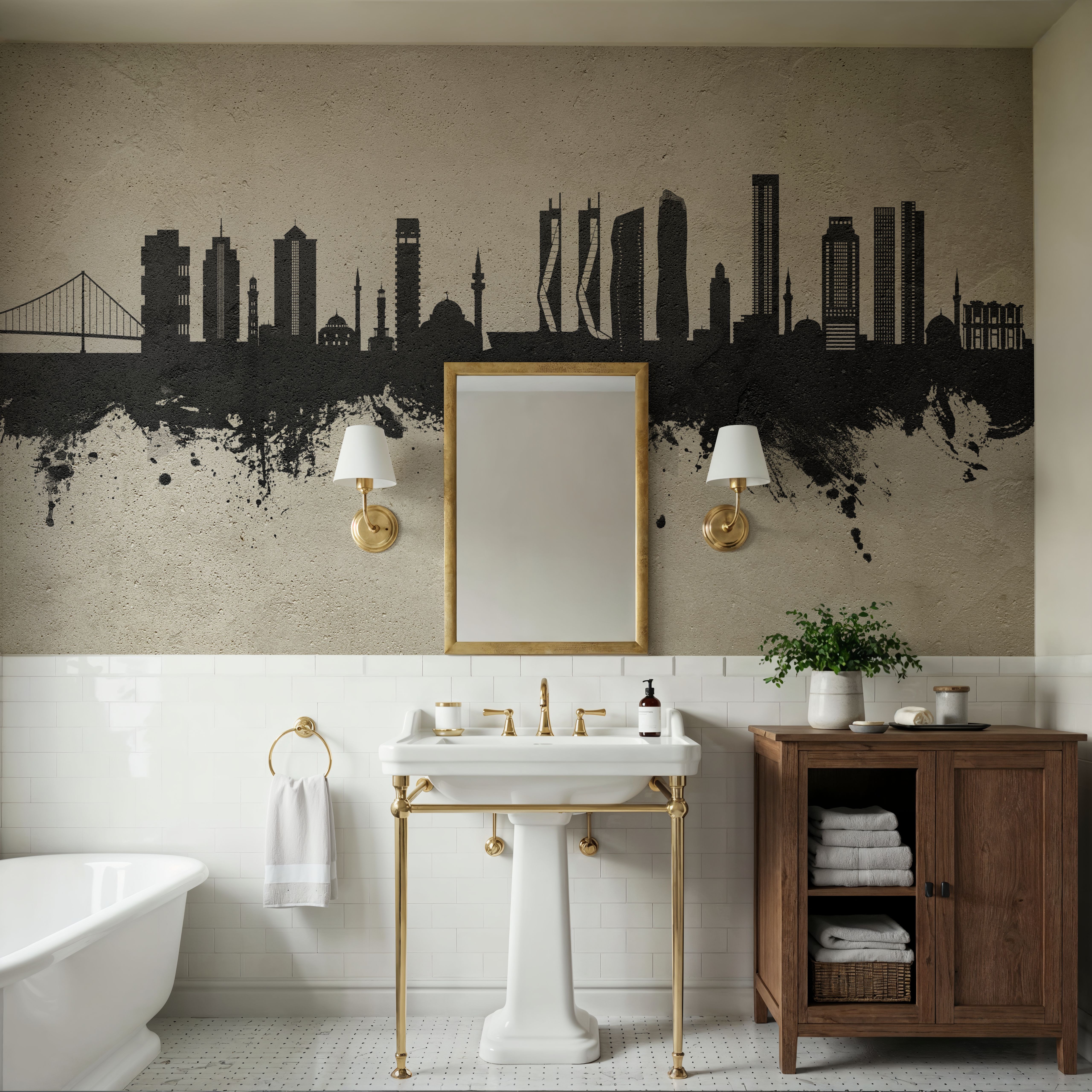 Izmir Turkey Skyline Concrete