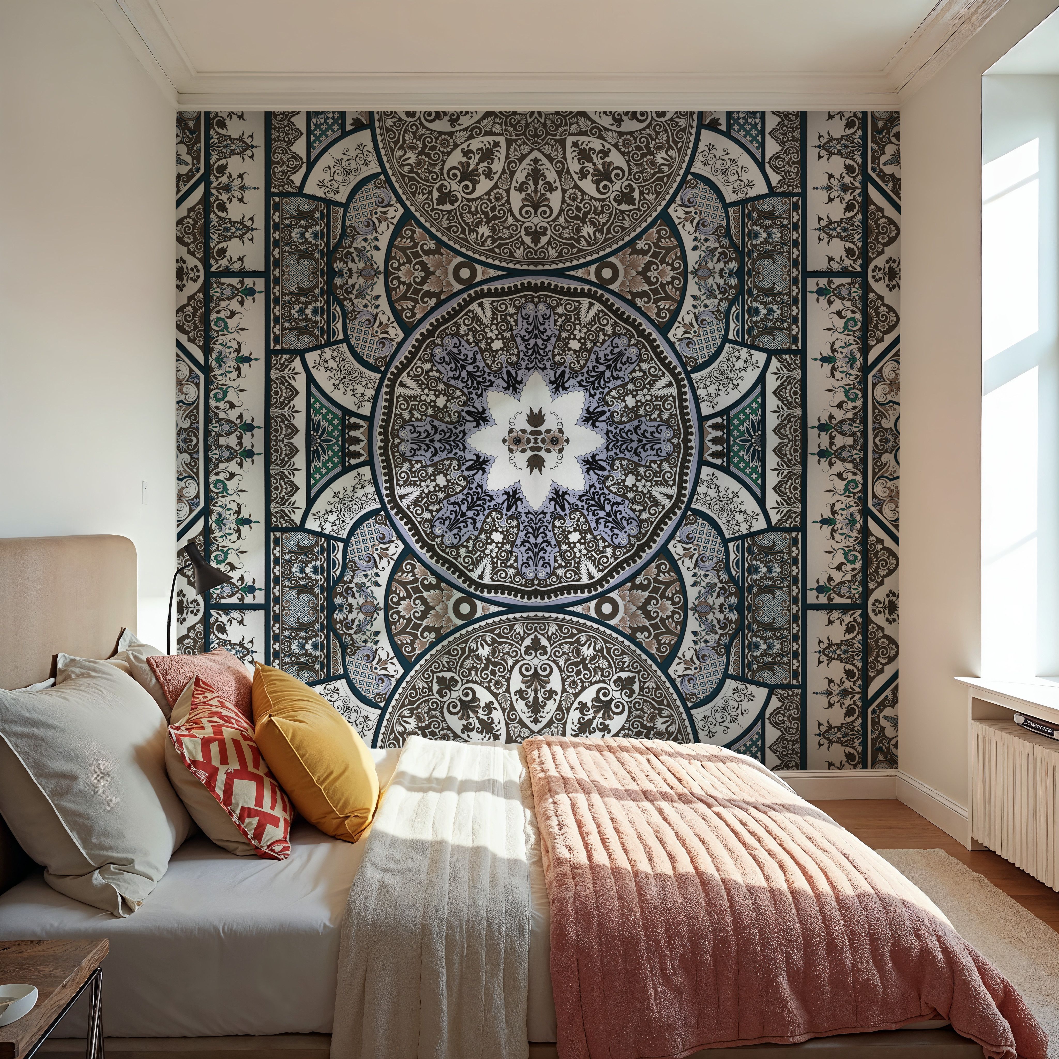 Eastern Tales, Brown & Lavender