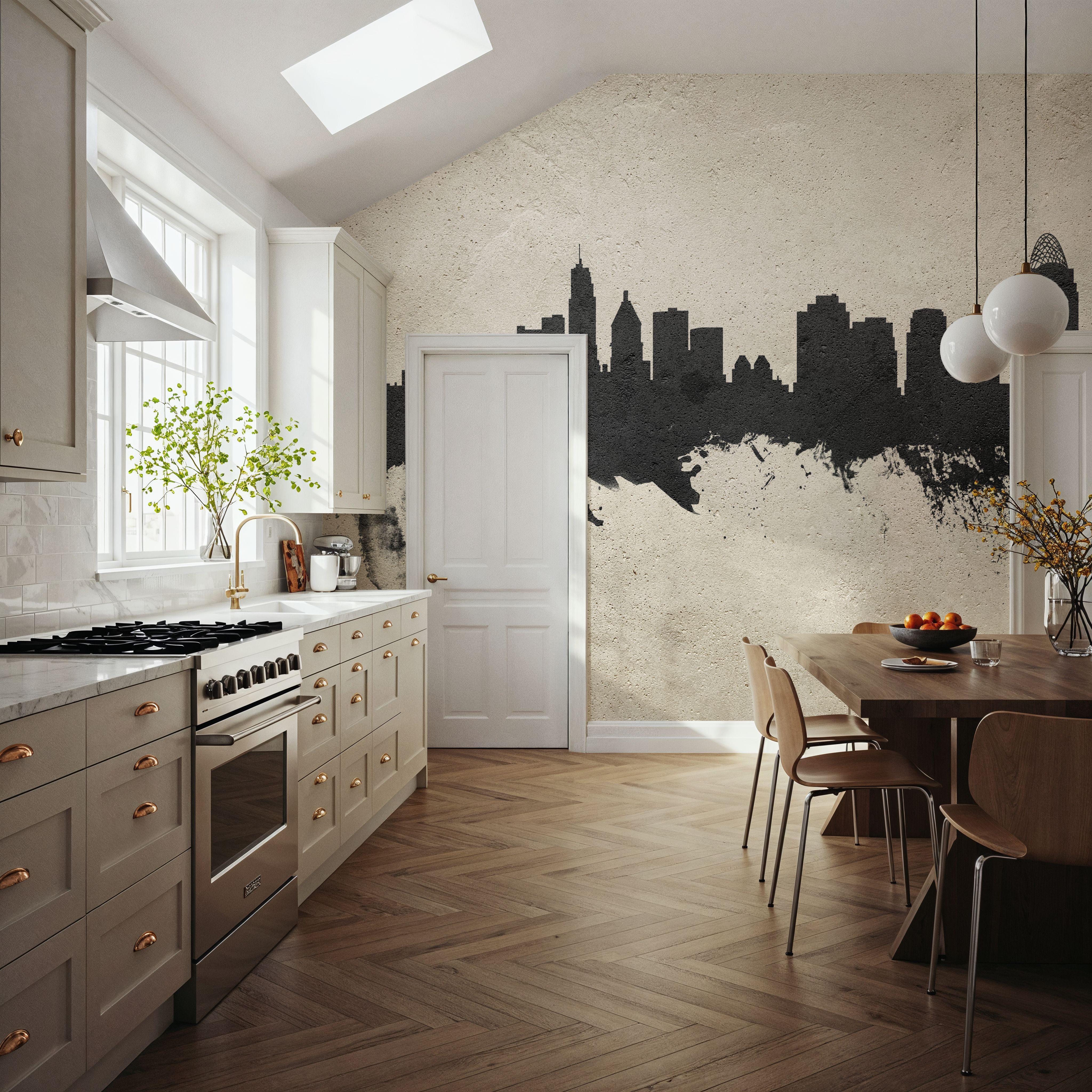 Cincinnati Ohio Skyline Concrete