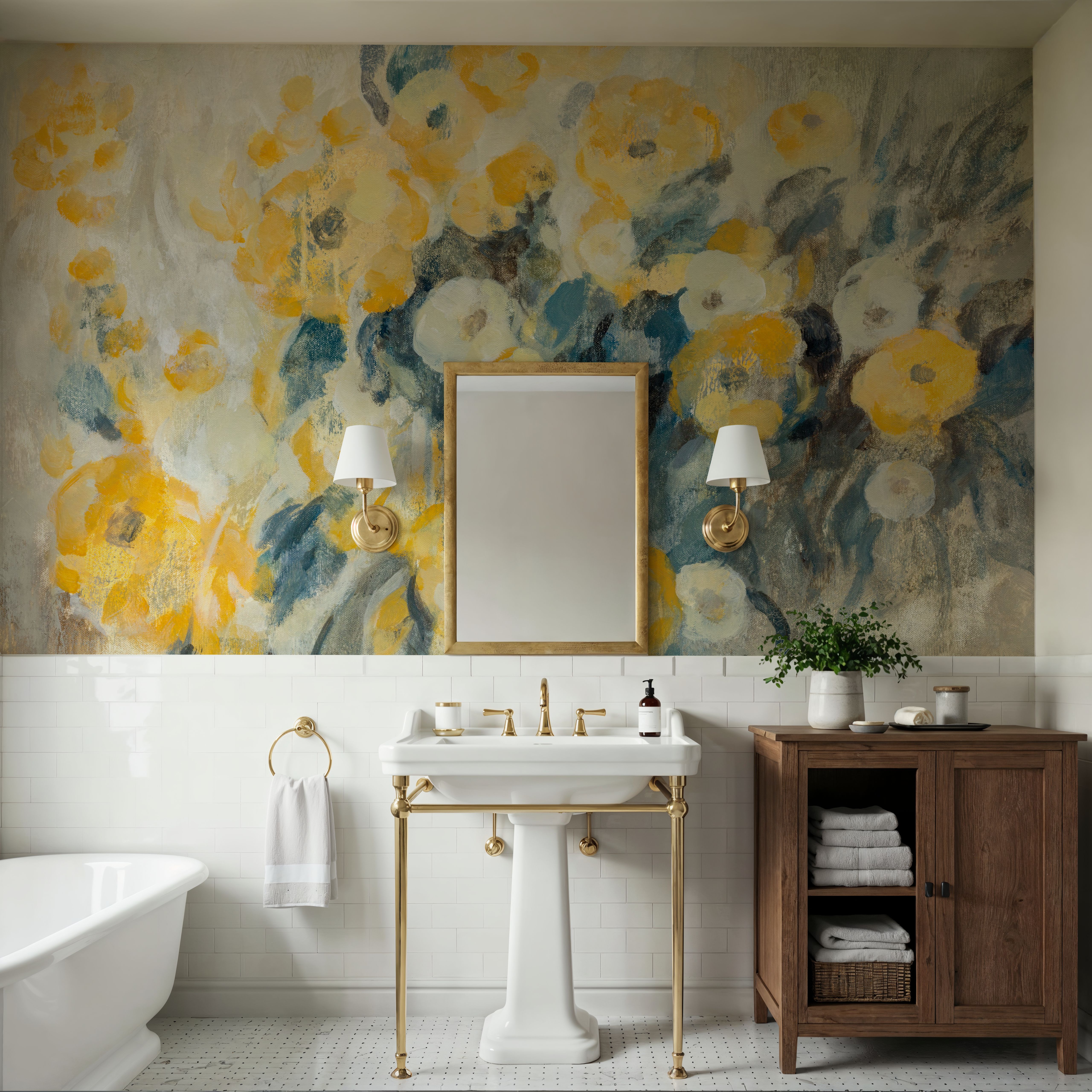 Flowers on a Rainy Day