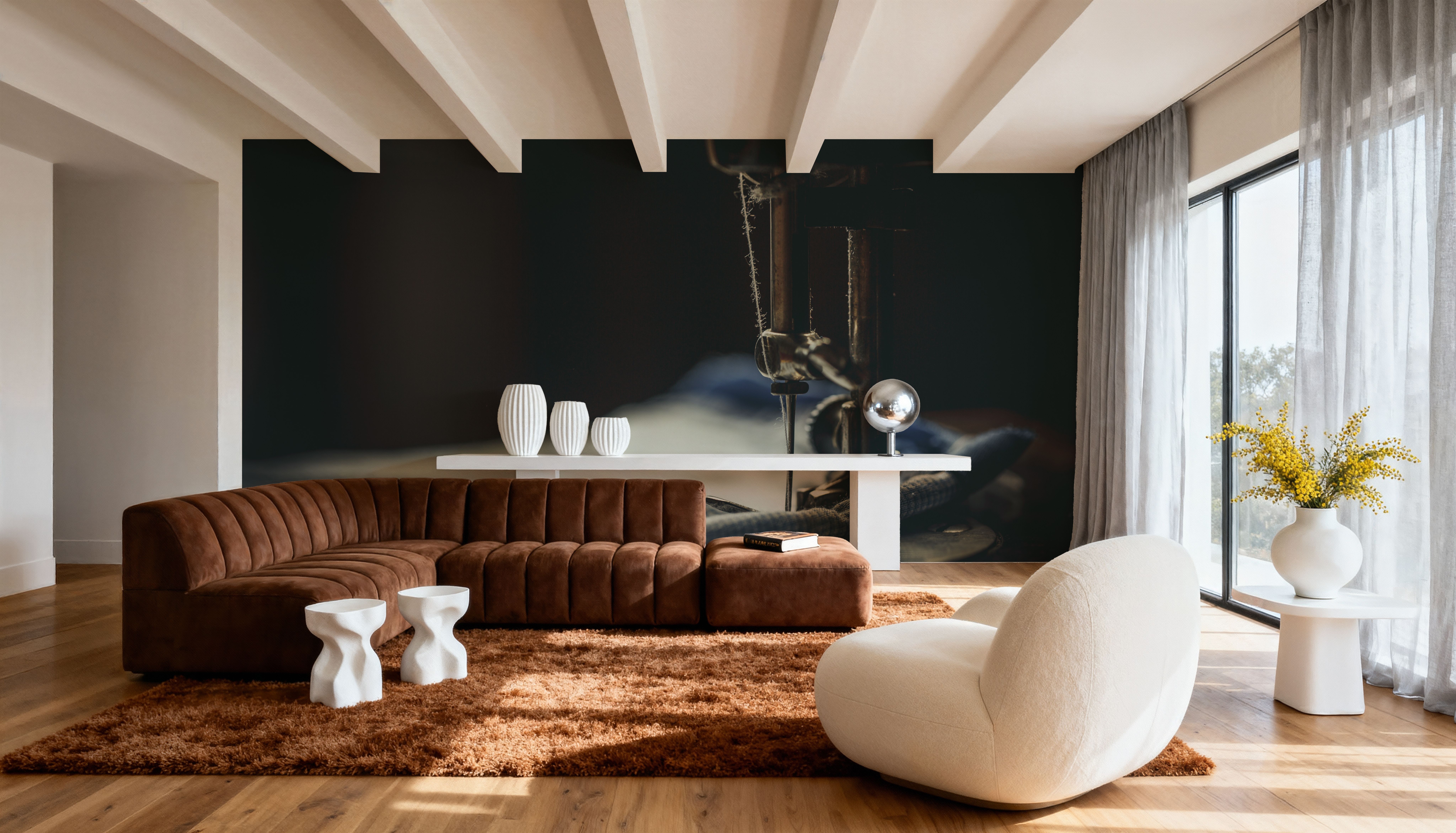 By a Thread, Papier peint