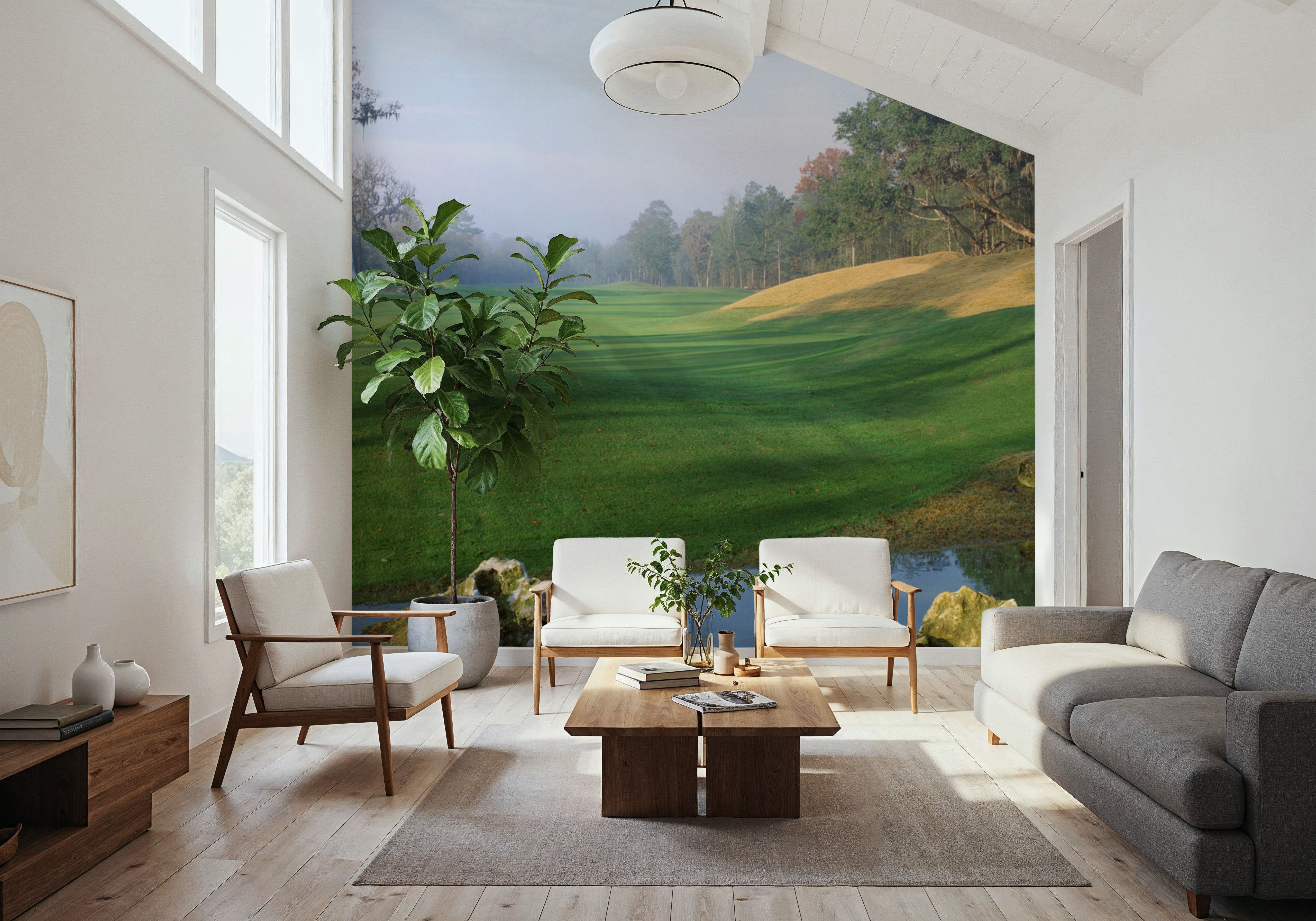 Misty Fairway Serenity
