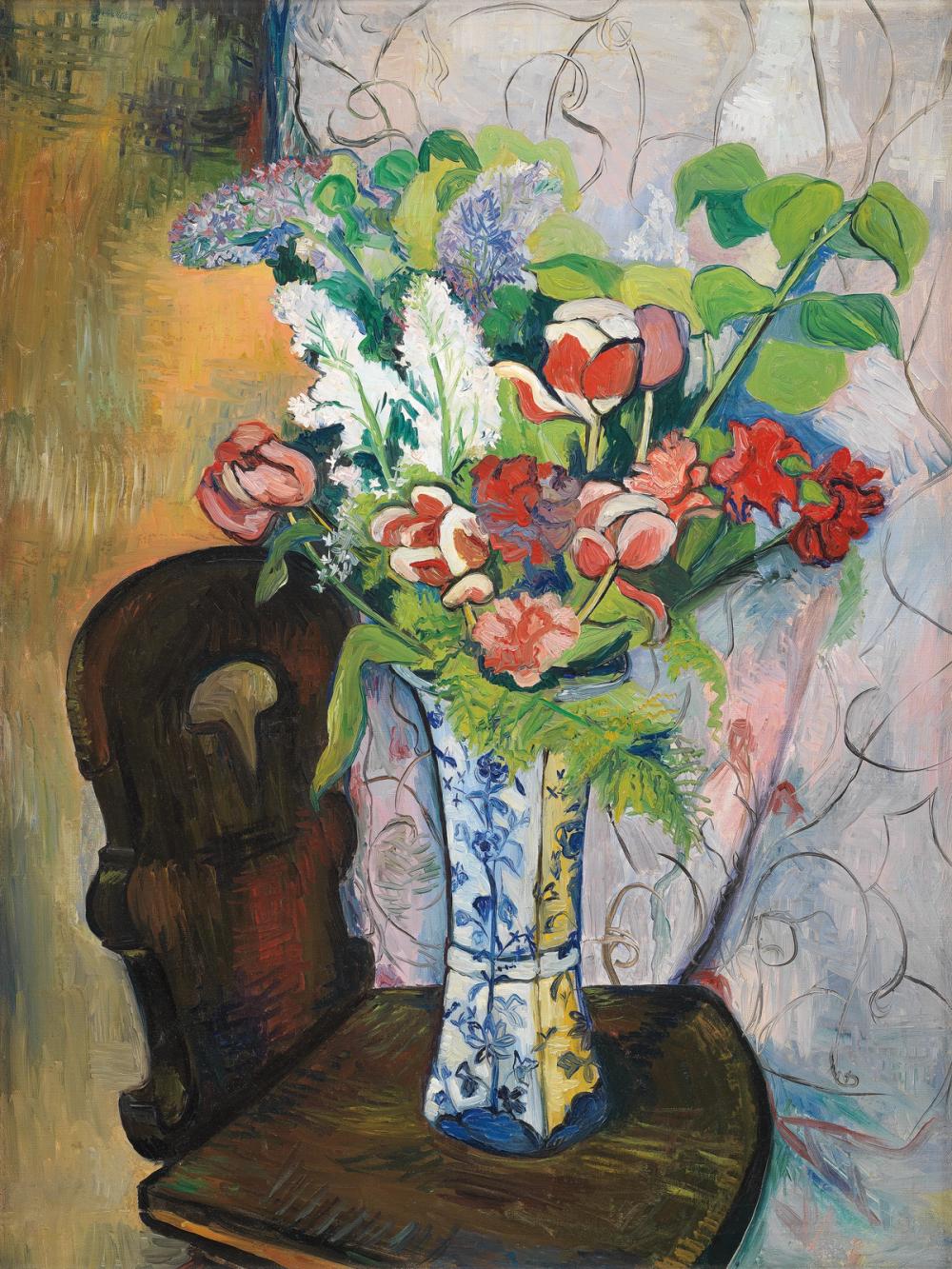 Etruscan Vase with Flowers