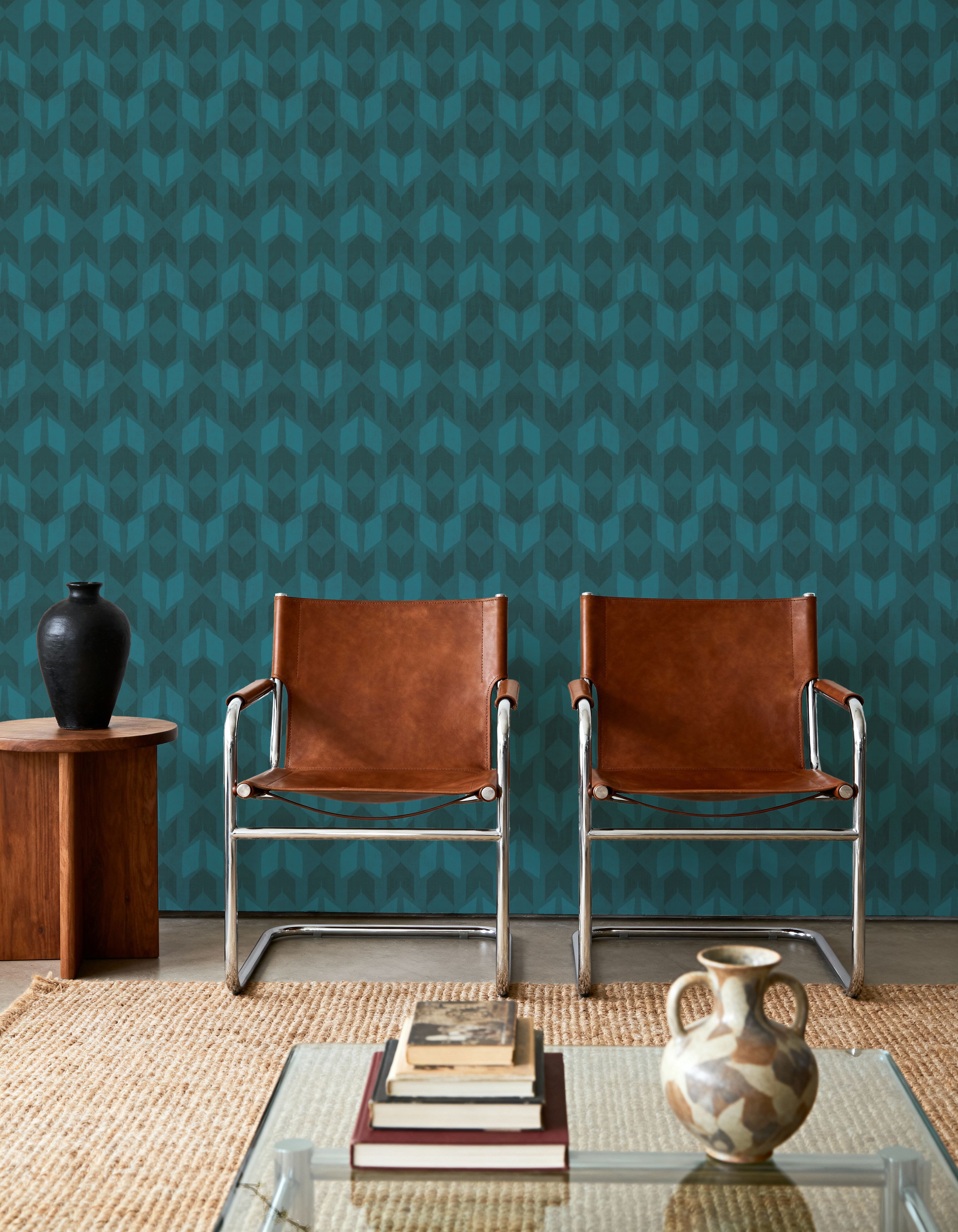 Outdoor Arrows Turqouise, Carte da parati