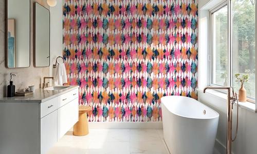 Rose Quarts Ikat