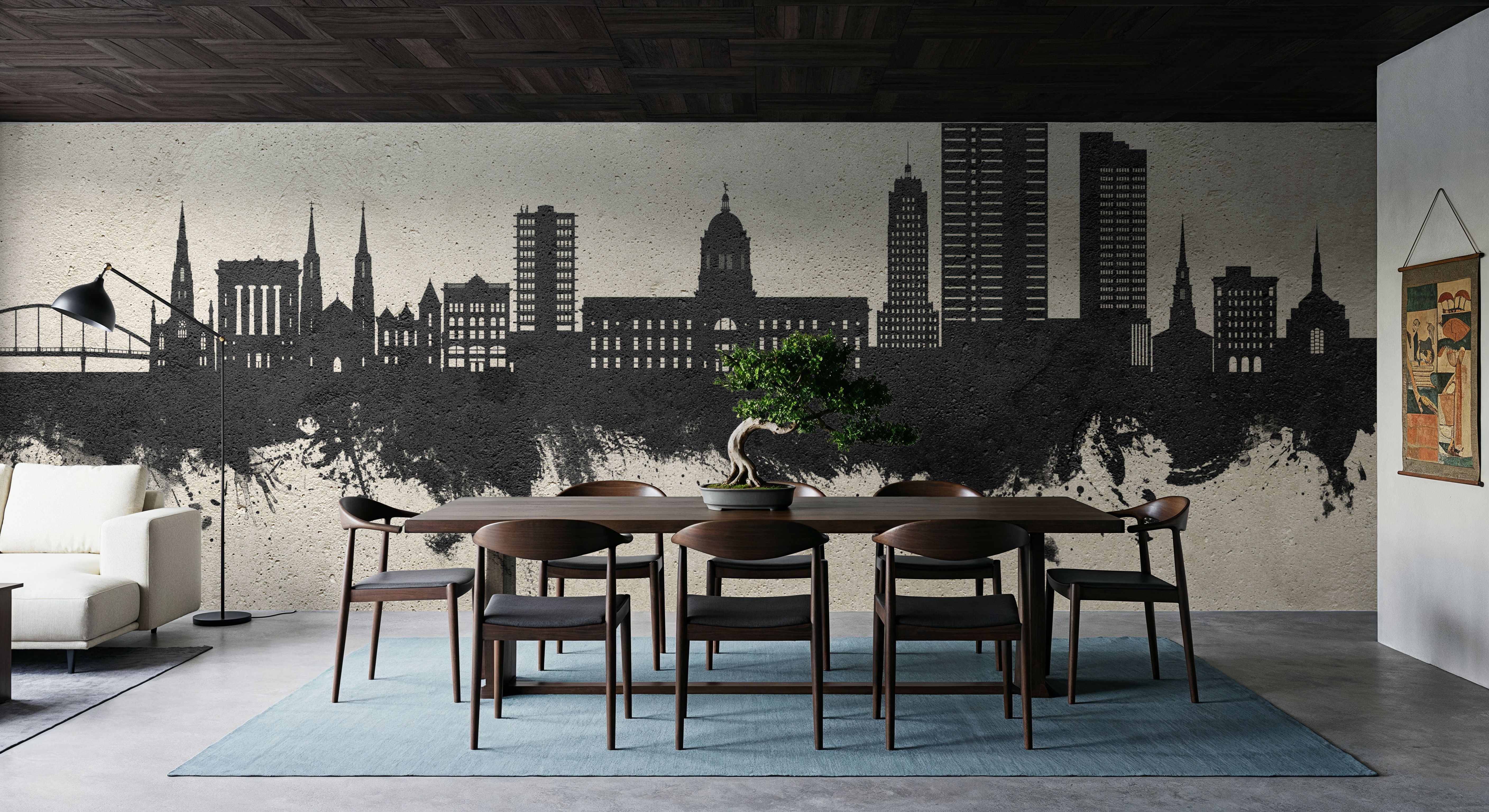 Fort Wayne Indiana Skyline Concrete