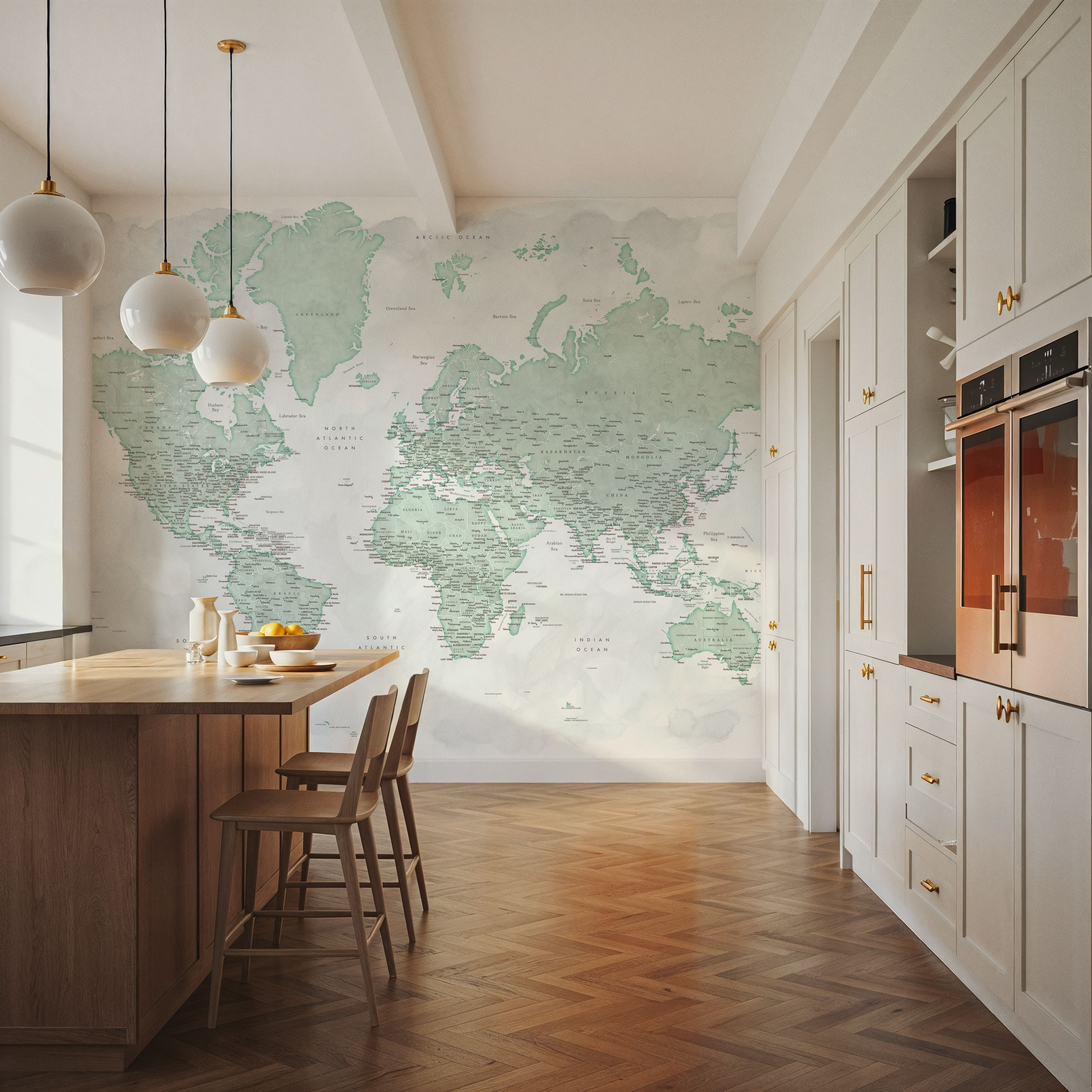 World Map Cities - Uzuri