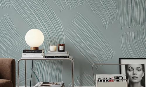 Stylized Brush Strokes, Seafoam