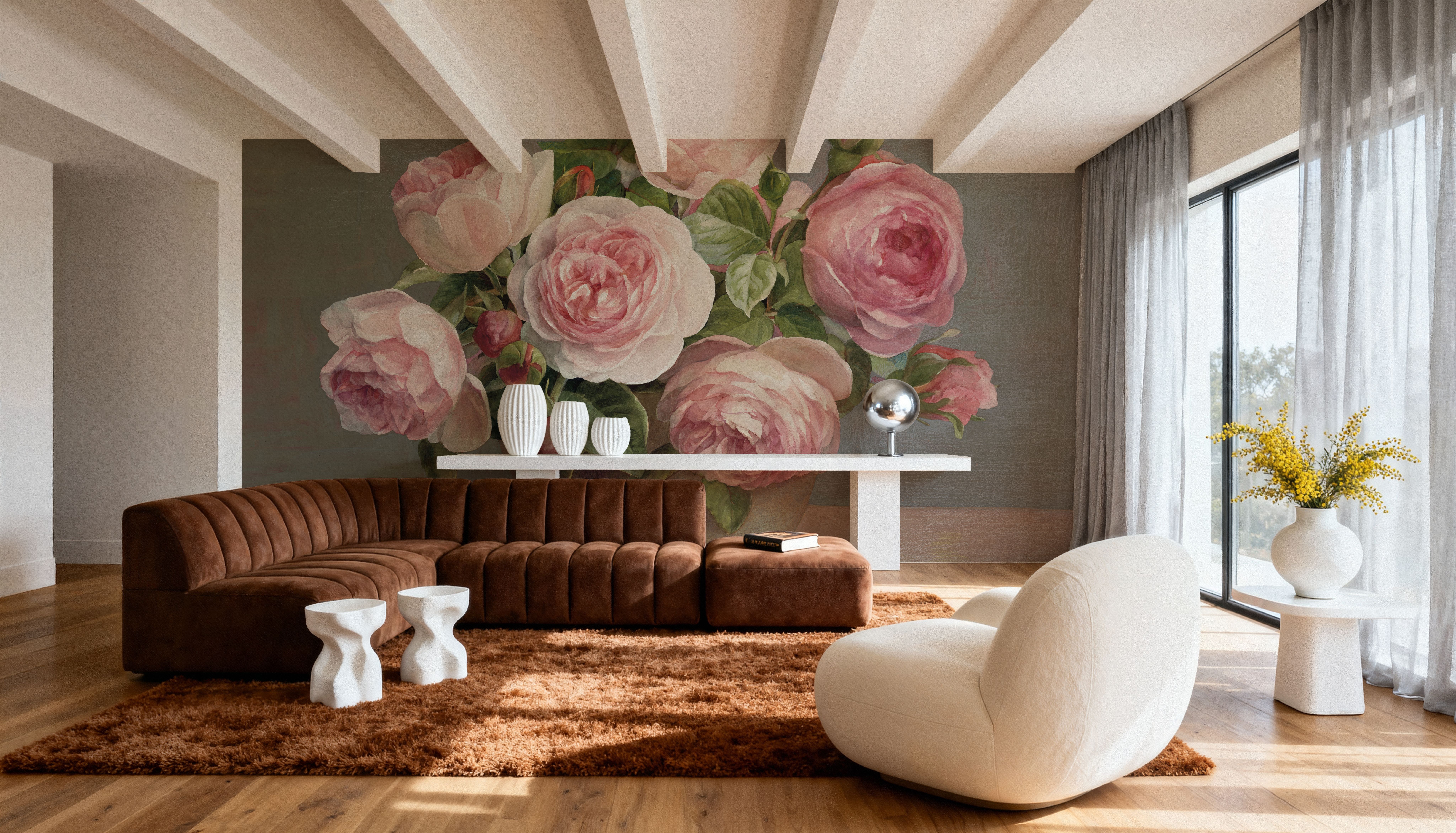 Arrangement of Pink Roses