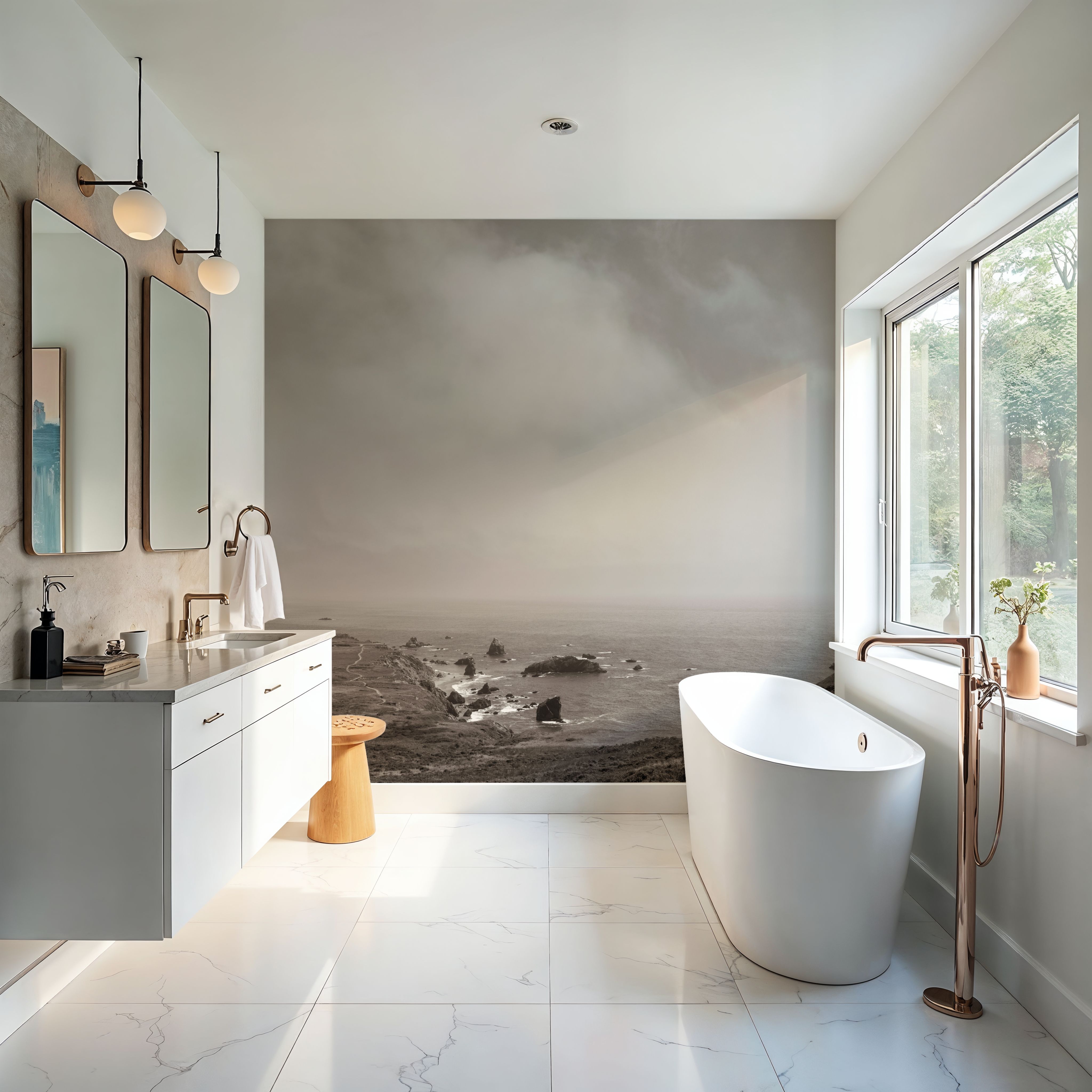 When Sea Becomes Sky BW