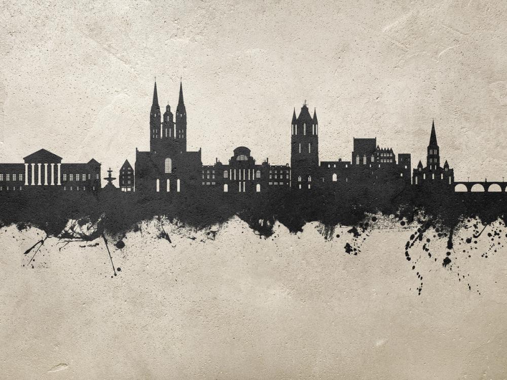 Angers France Skyline Concrete