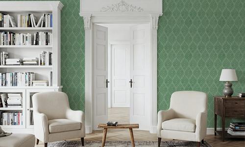 Bohemian Leaves Green
