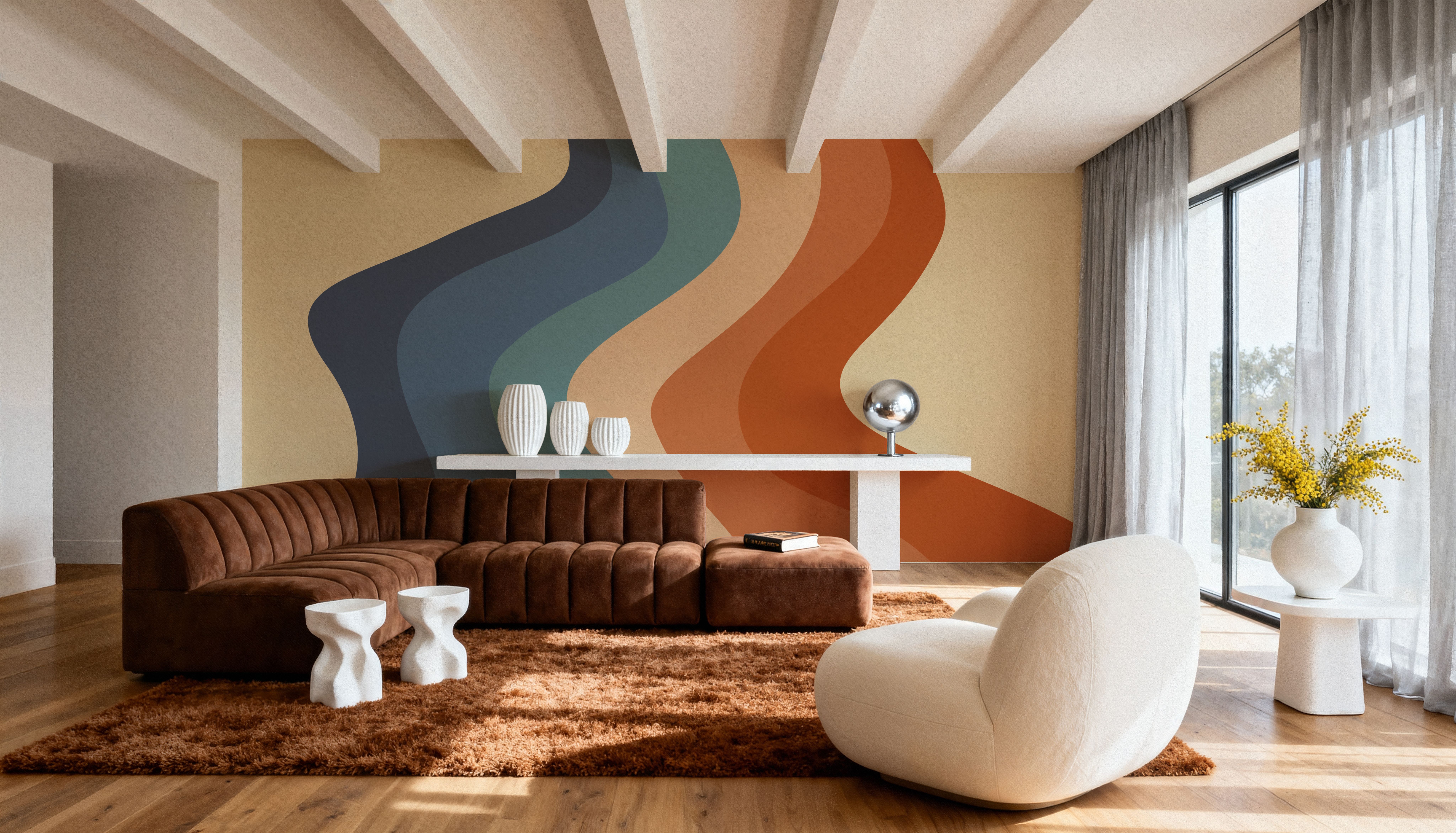 Swirly Hippie Rainbow