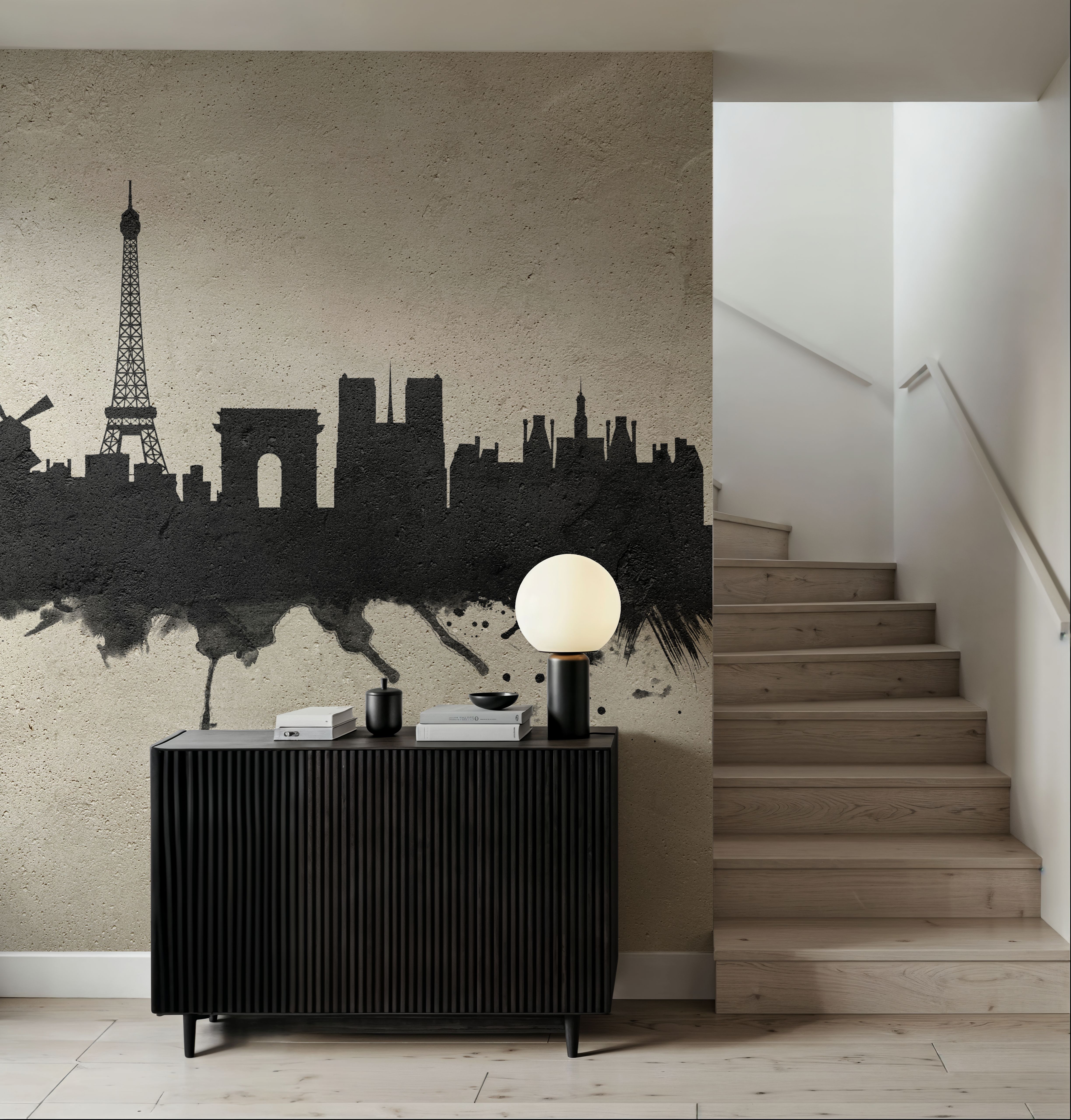 Paris Skyline Concrete