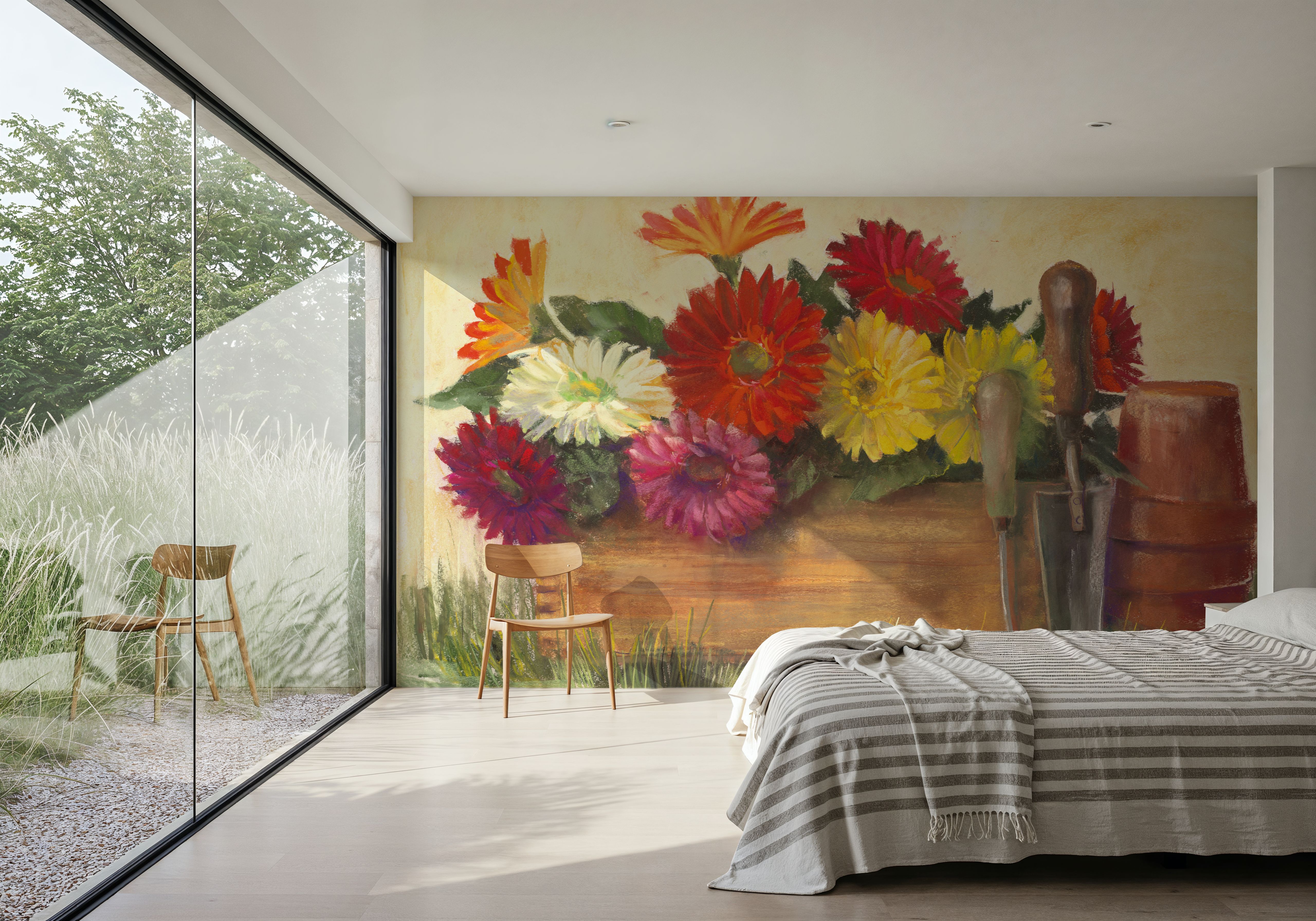 Gardeners Still Life with Gerberas