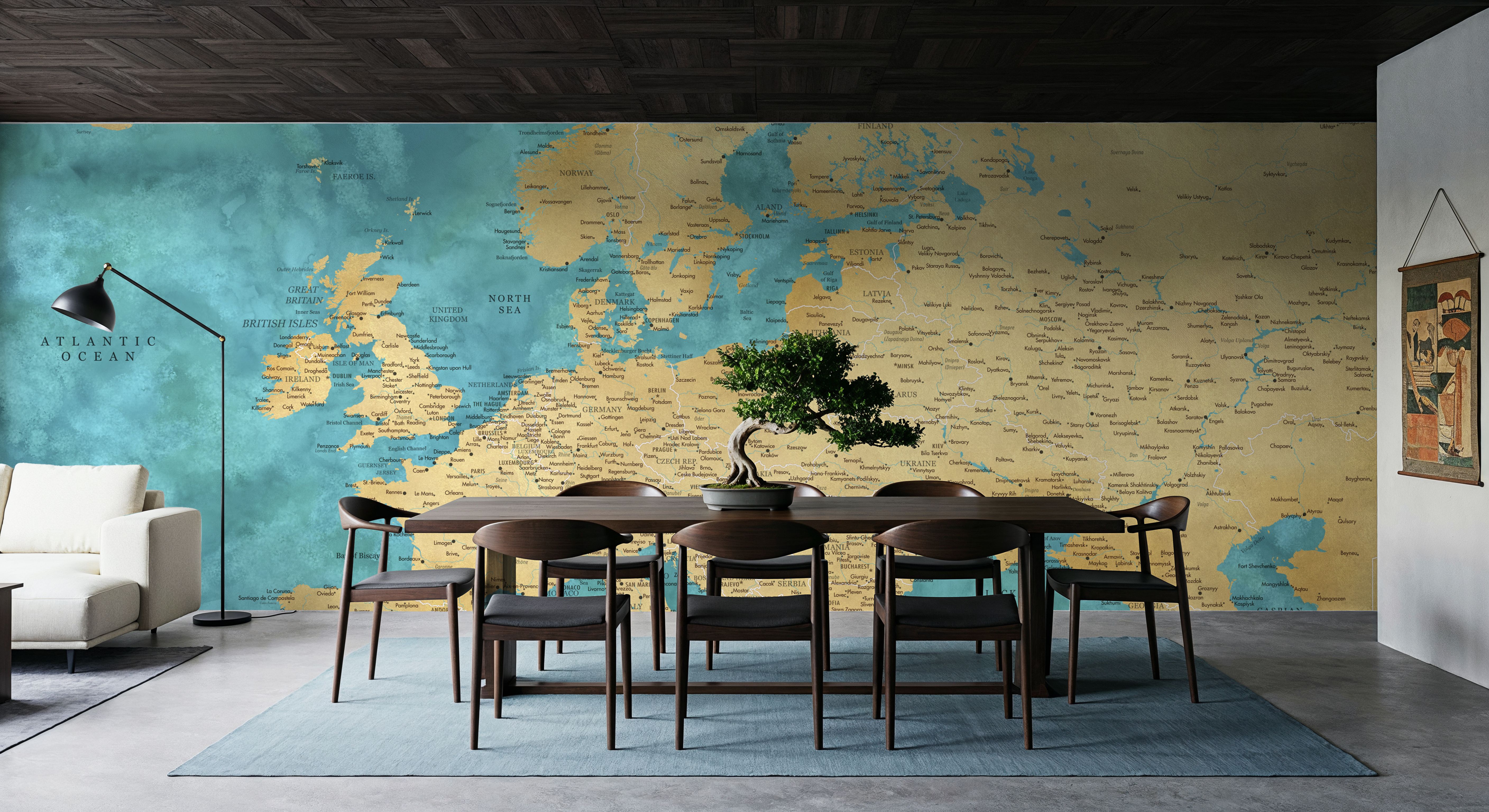 Europe Map Detailed - Lexy