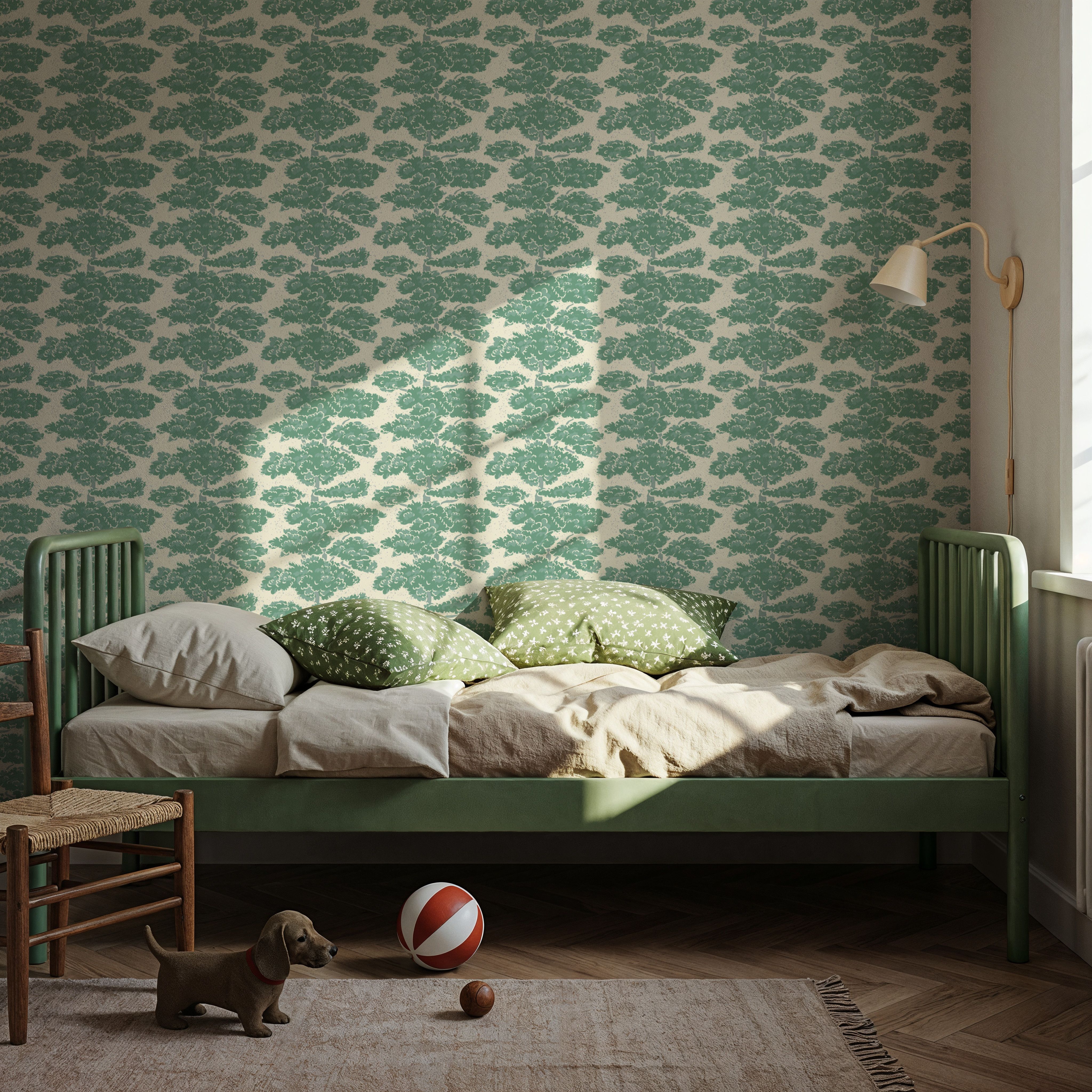 Treetop Fluff, French Green