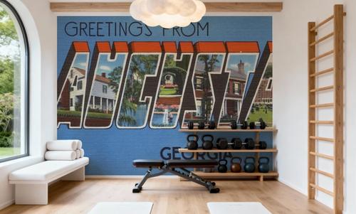 Greetings from Augusta - Screenprint Postcard