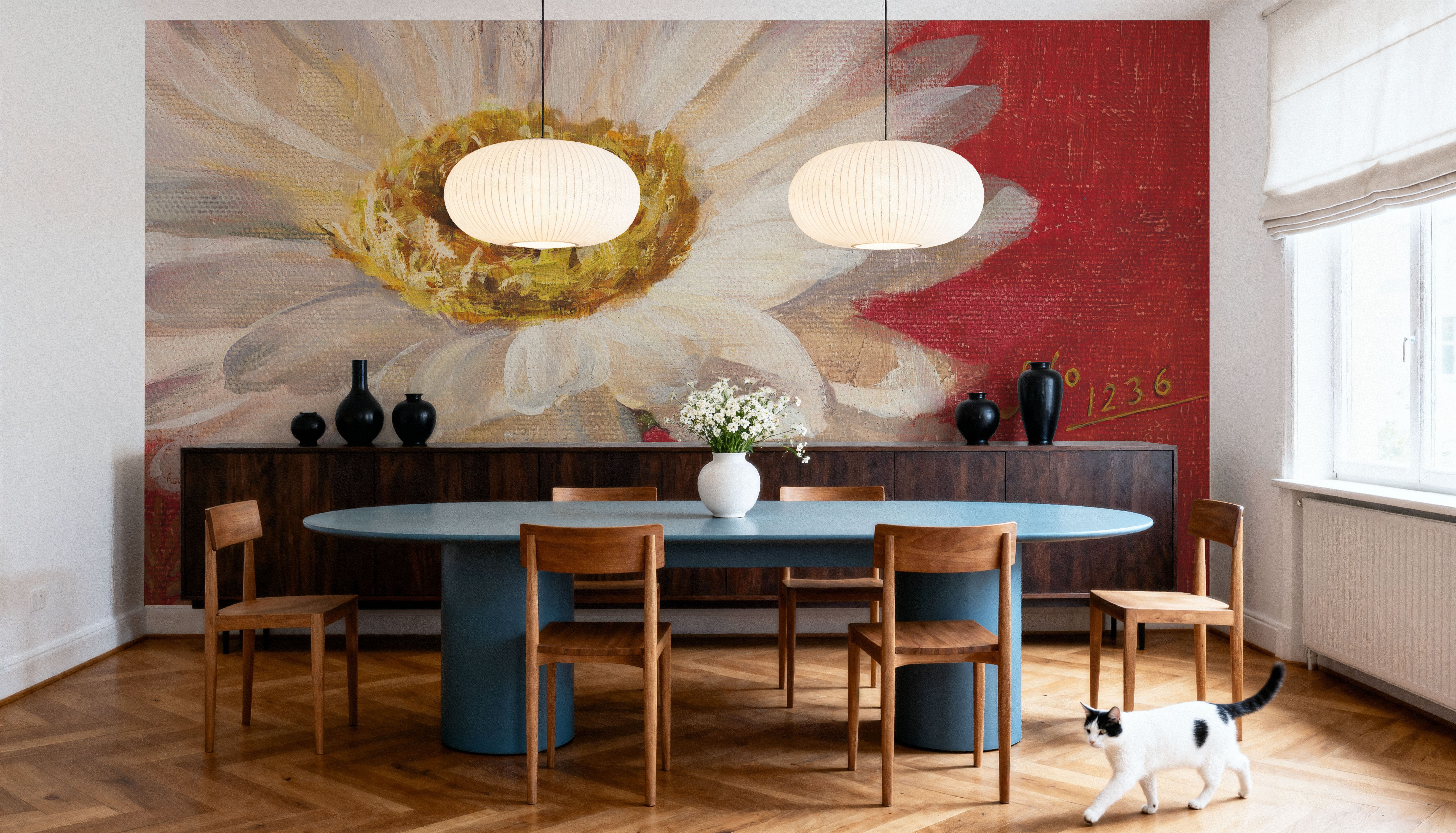 Paris Blossom I, Papier peint