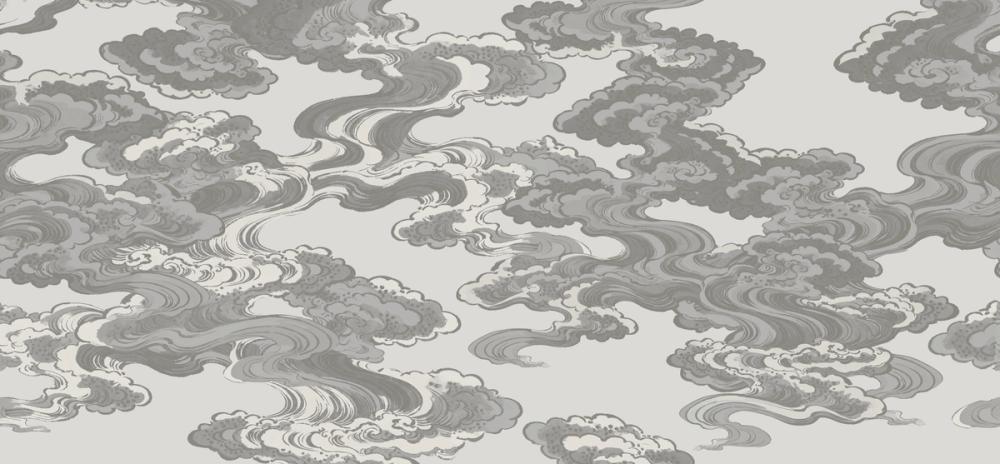 Ukiyo-e Clouds, Gray