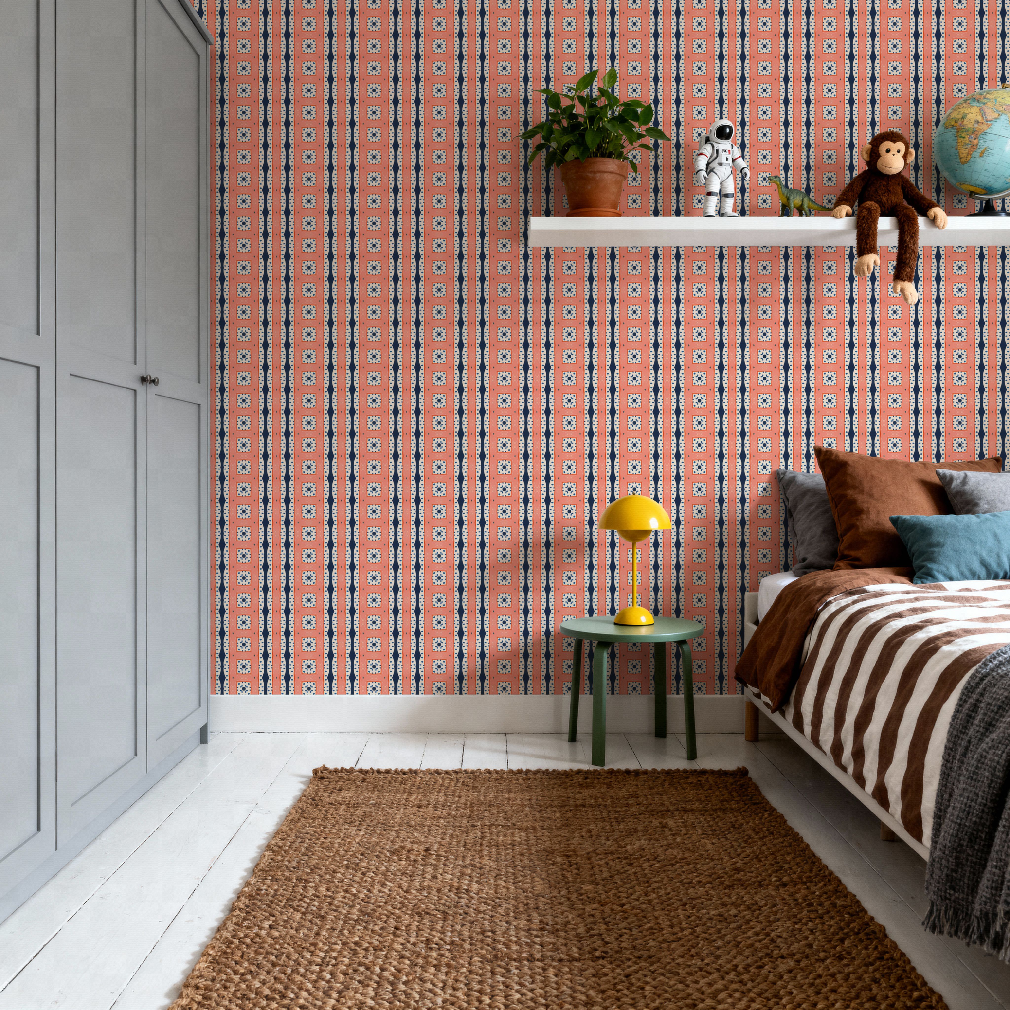 Tie-Dye Serula, Tapet