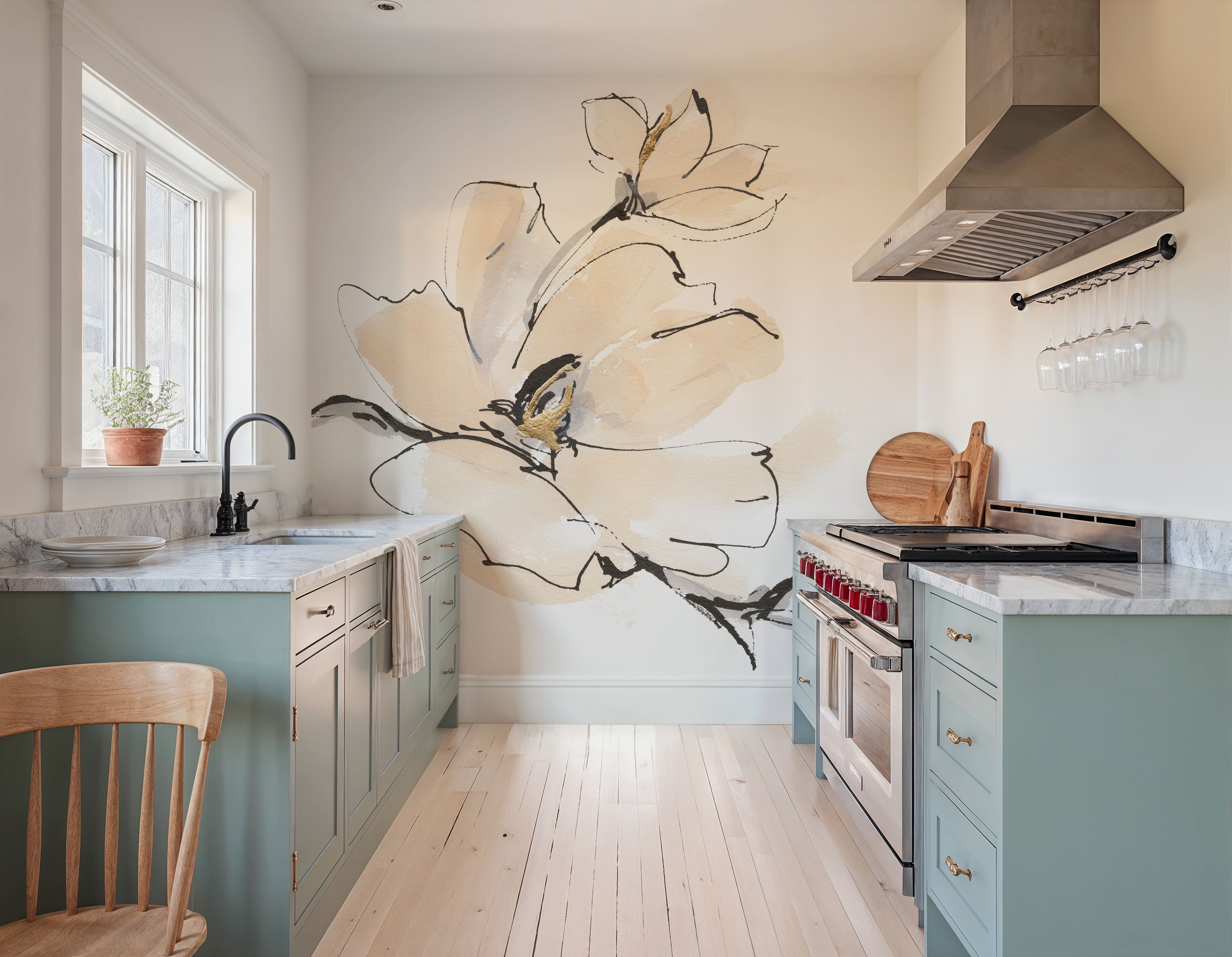 Greige Magnolias I