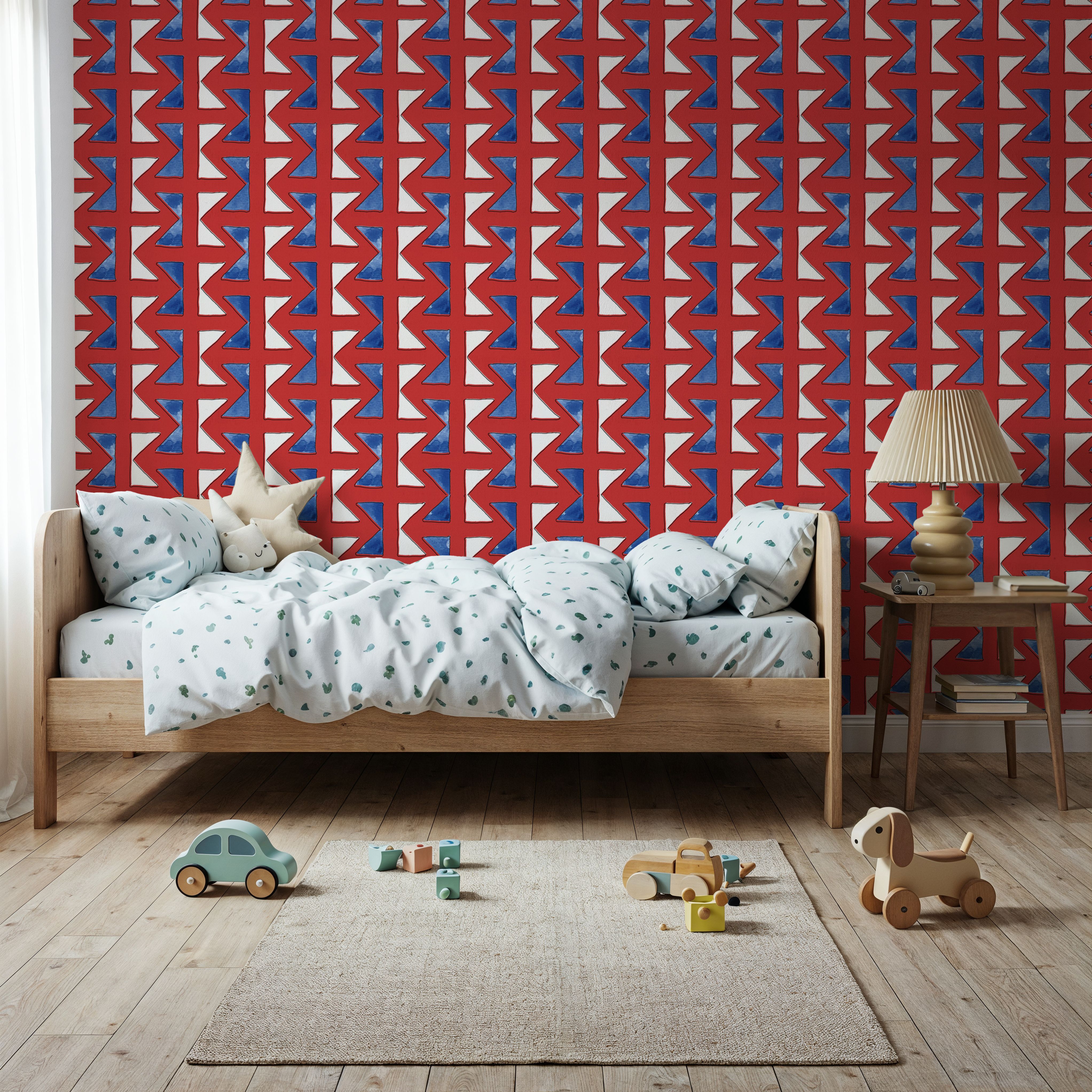 Seafood Shanty Red II, Wallpaper
