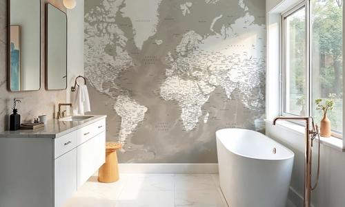 World Map Cities - Orien