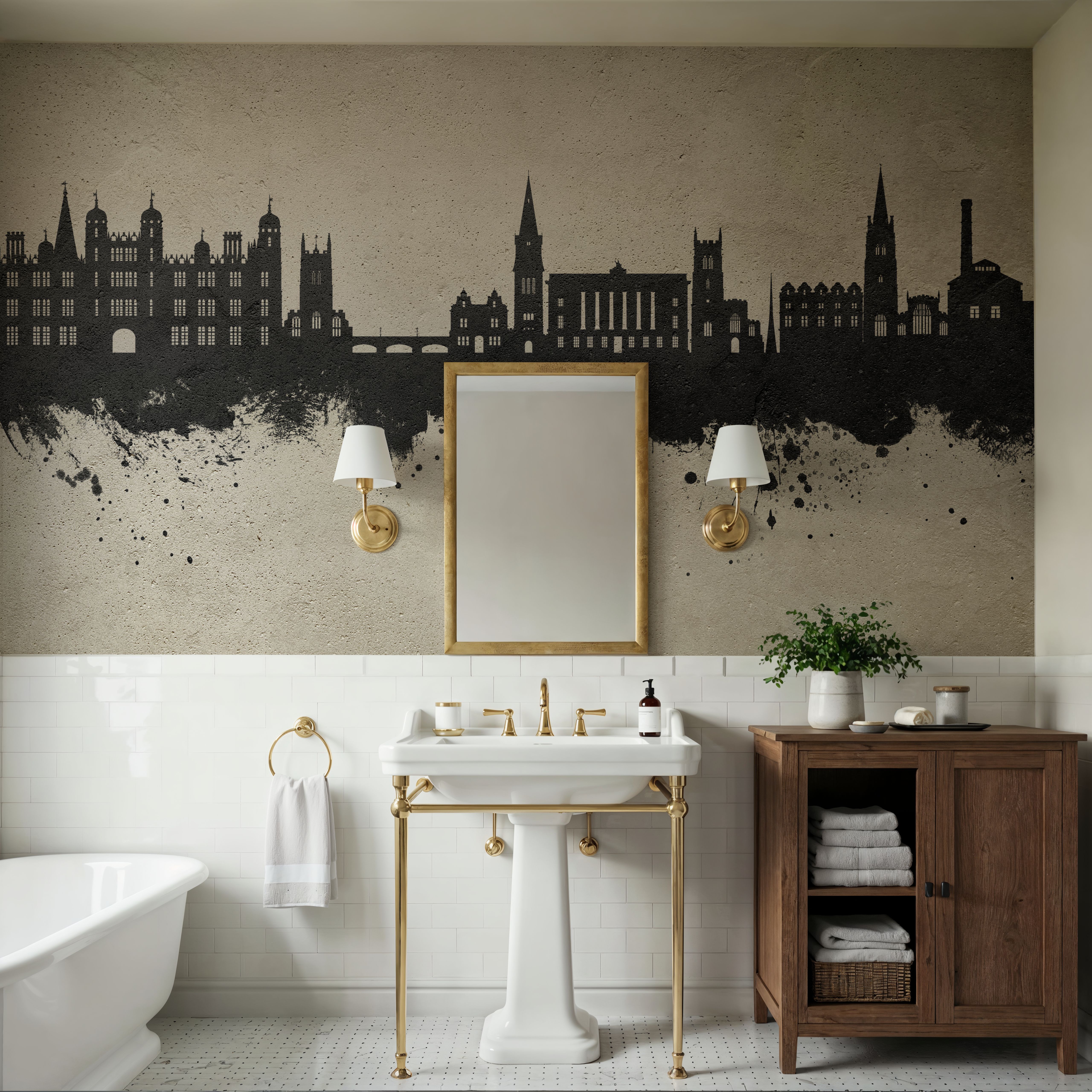 Stamford England Skyline Concrete