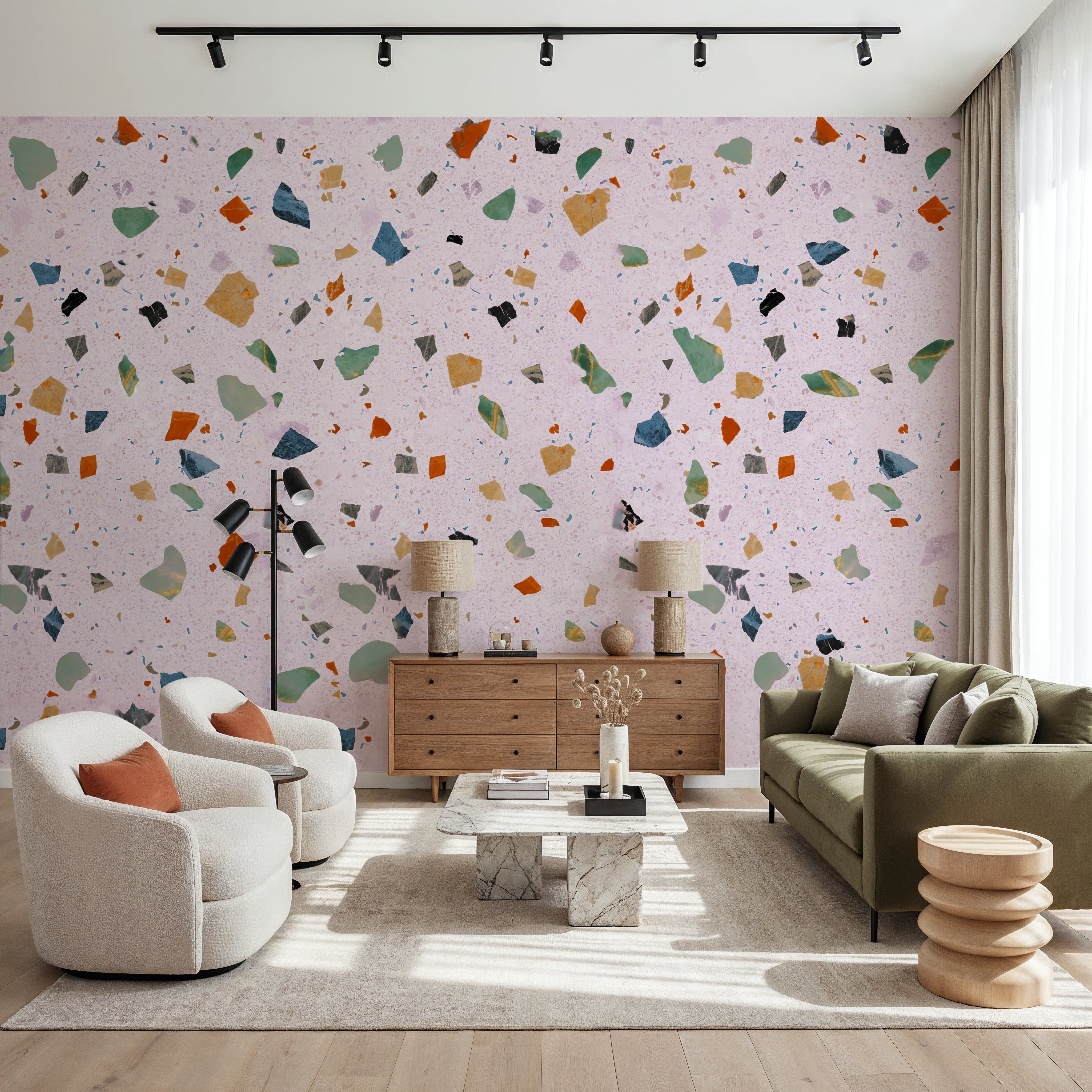 Terrazzo Multi, Pink