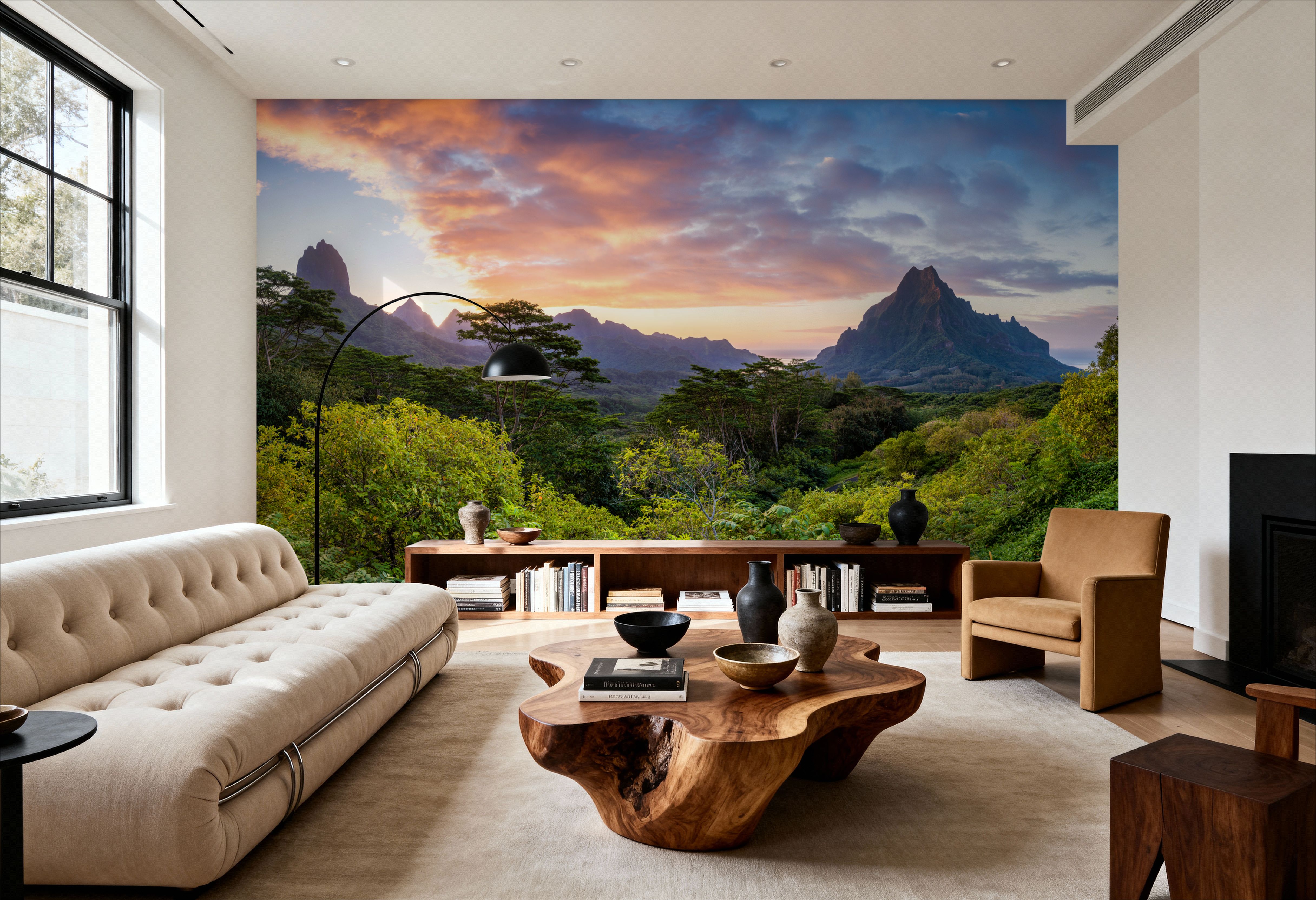 Sunset Over Moorea Island