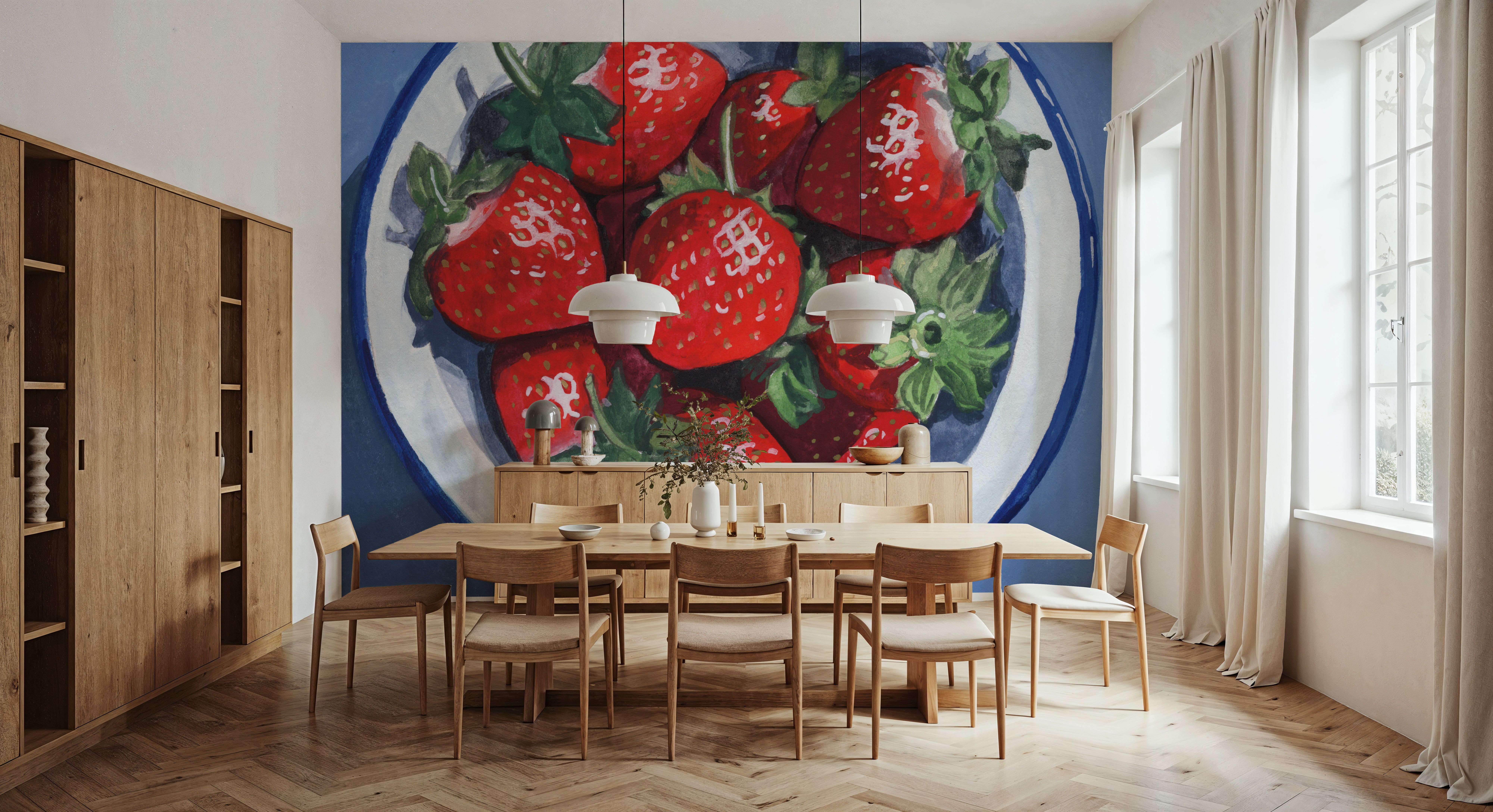 Strawberry Bowl, Tapeten