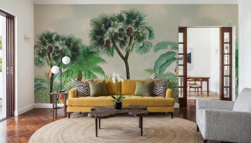 Ceylon mural de parede 100% livre de PVC e não tóxico