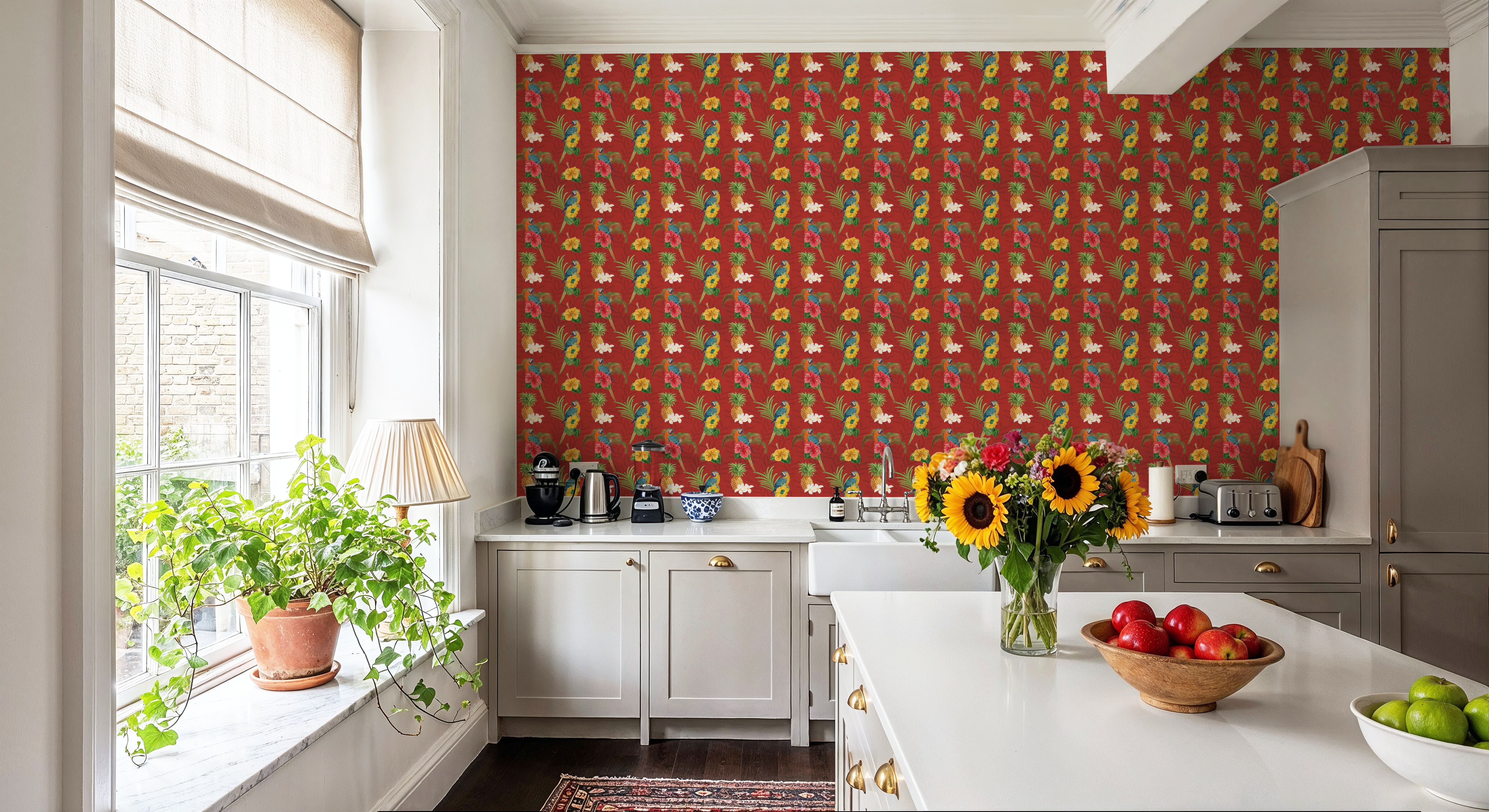 Parrot Paradise Red