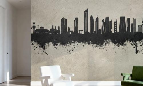 Kuwait City Skyline Concrete