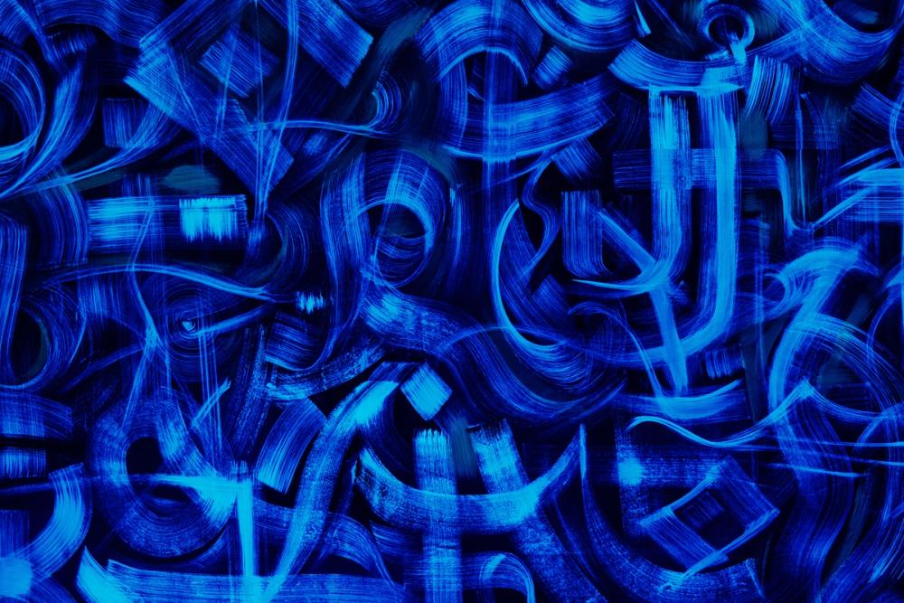 Gestures, Intense Blue