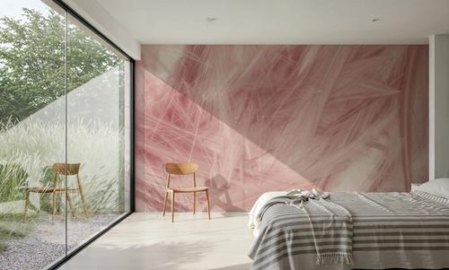 Deep Pink Feathers