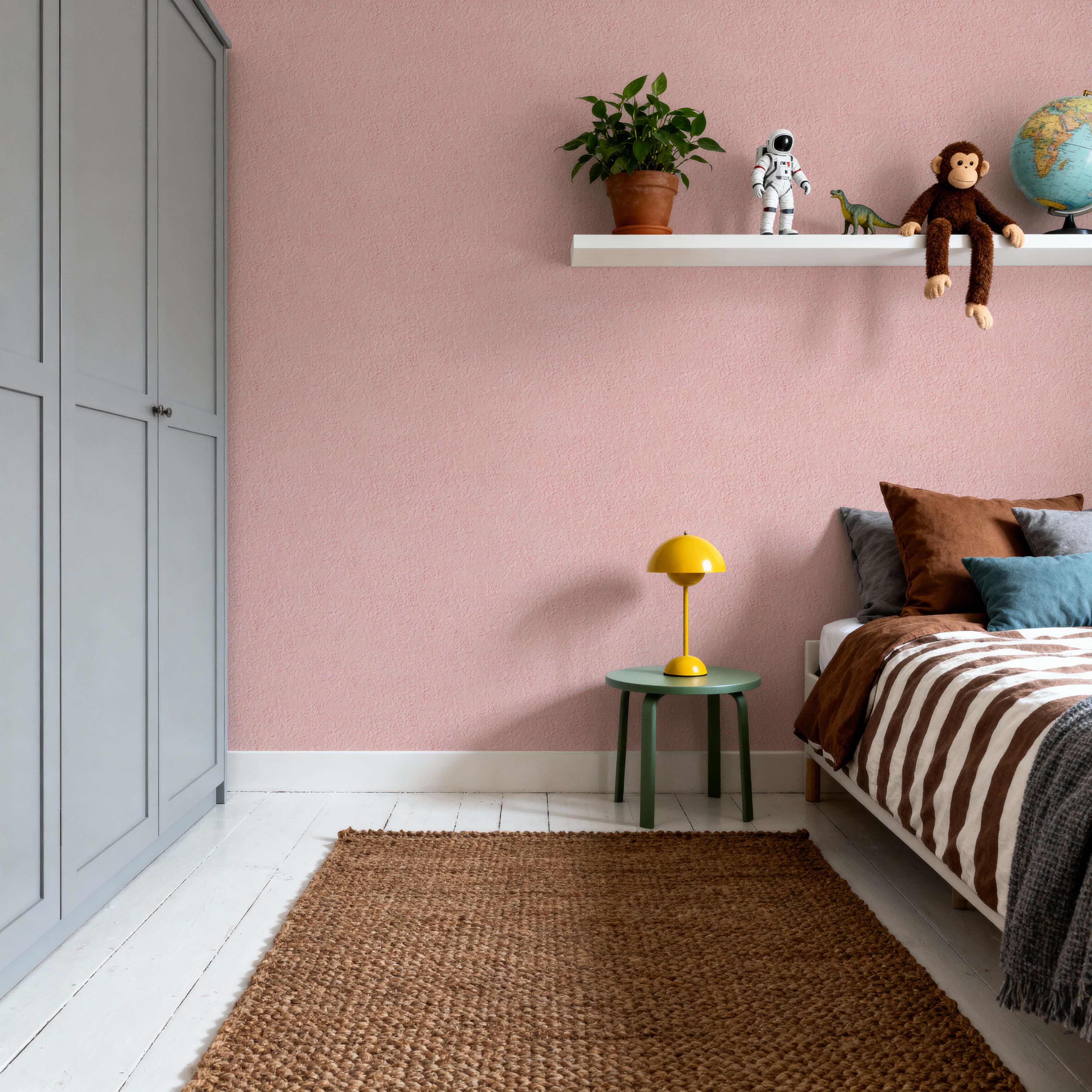Faux Sand Stucco Finish, Blush