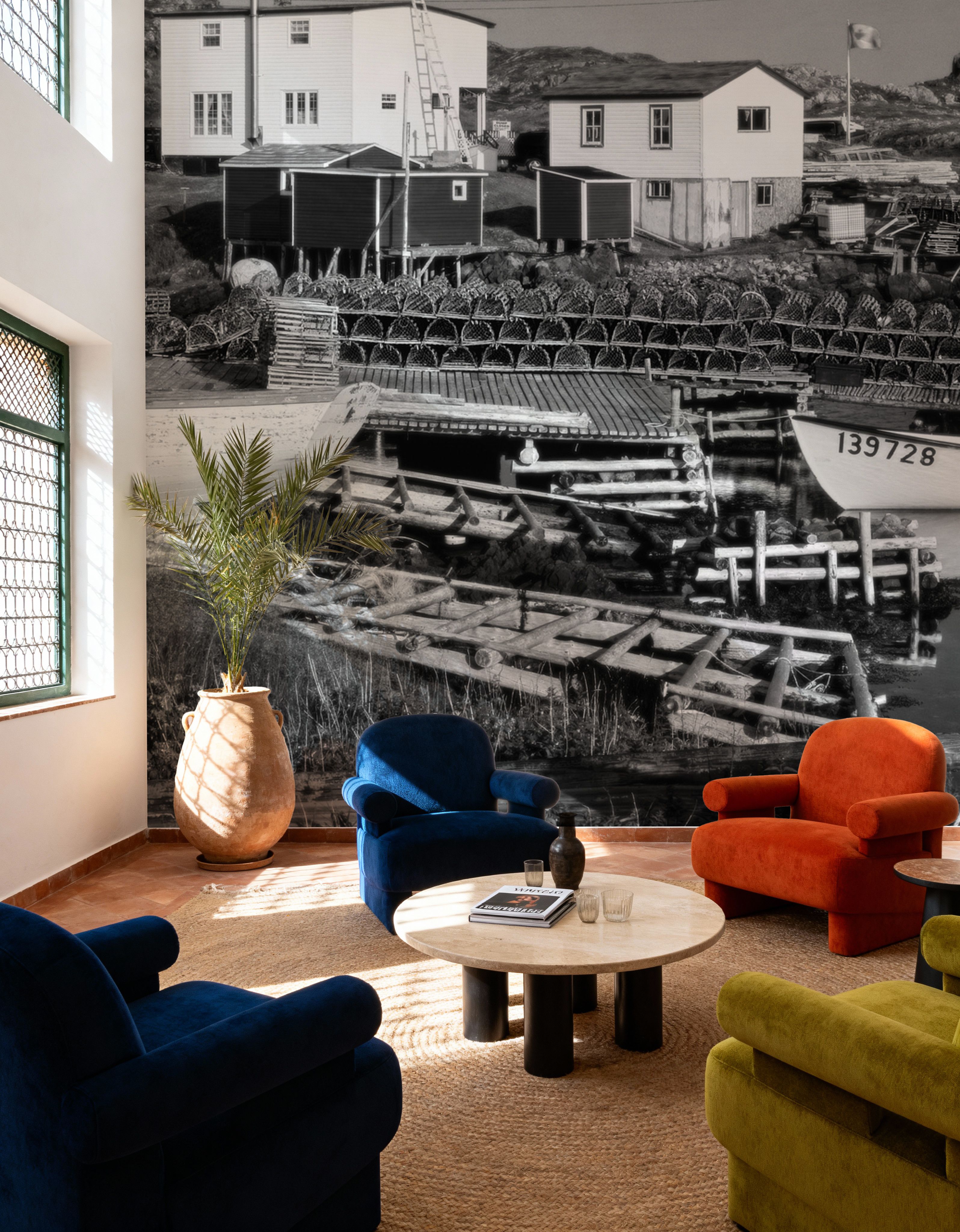 Newfoundland Harbour BW