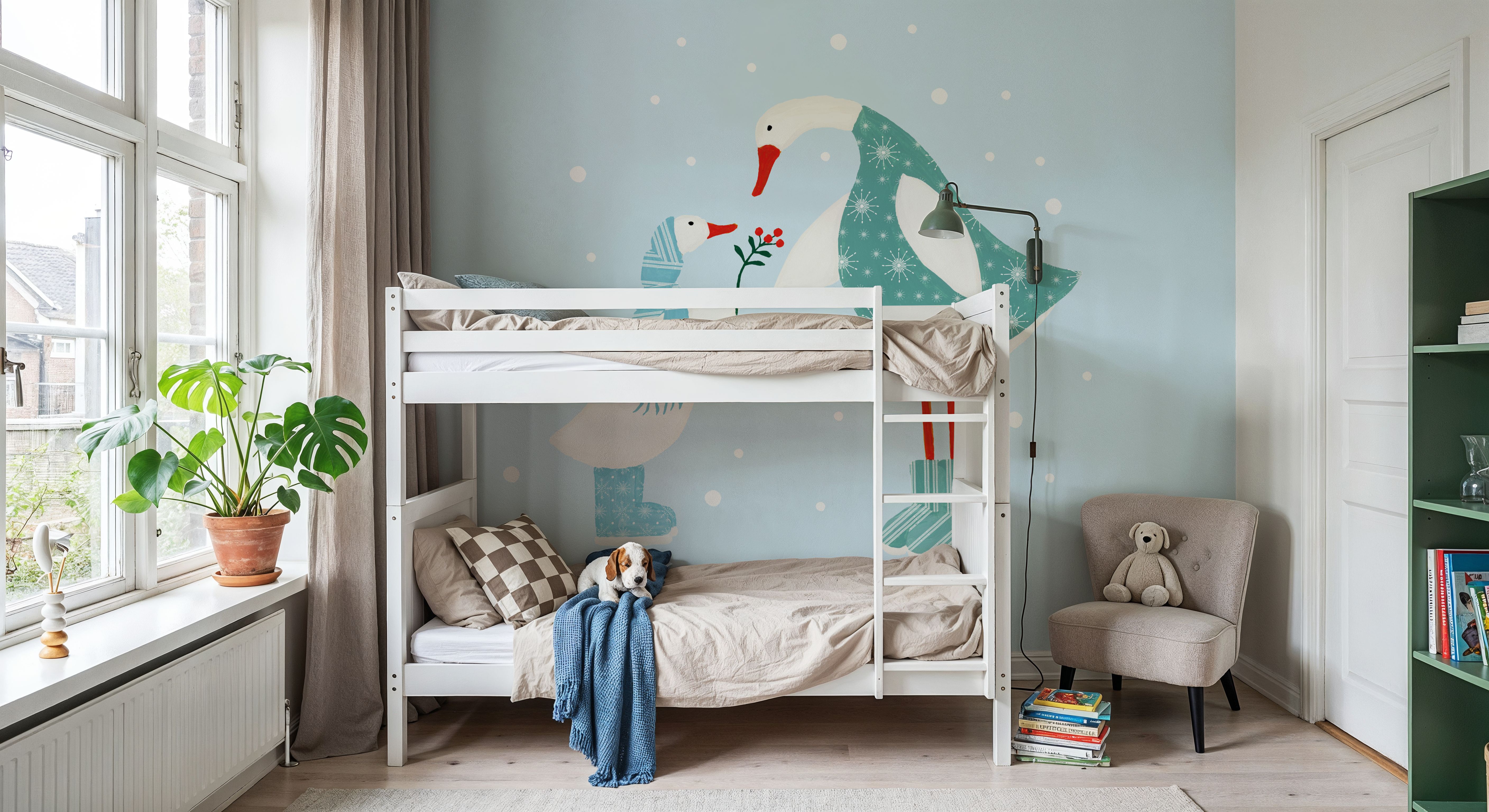 Ducks in the Snow II