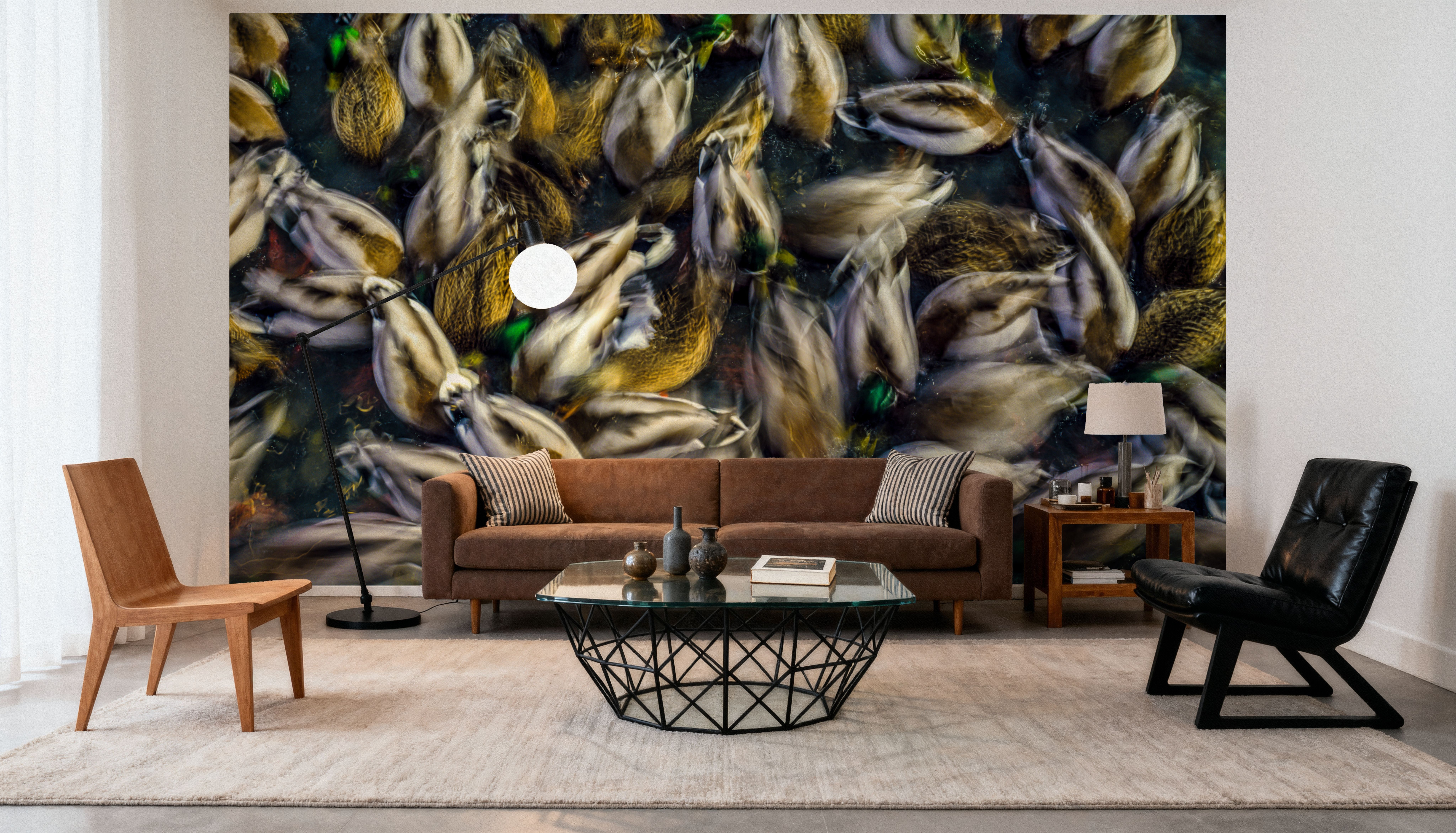 Long Exposure Ducks, Wallpaper