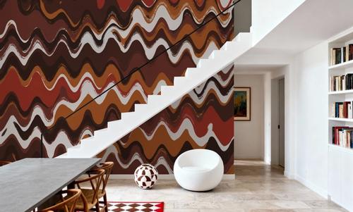 Earthy Color Zig Zag Pattern