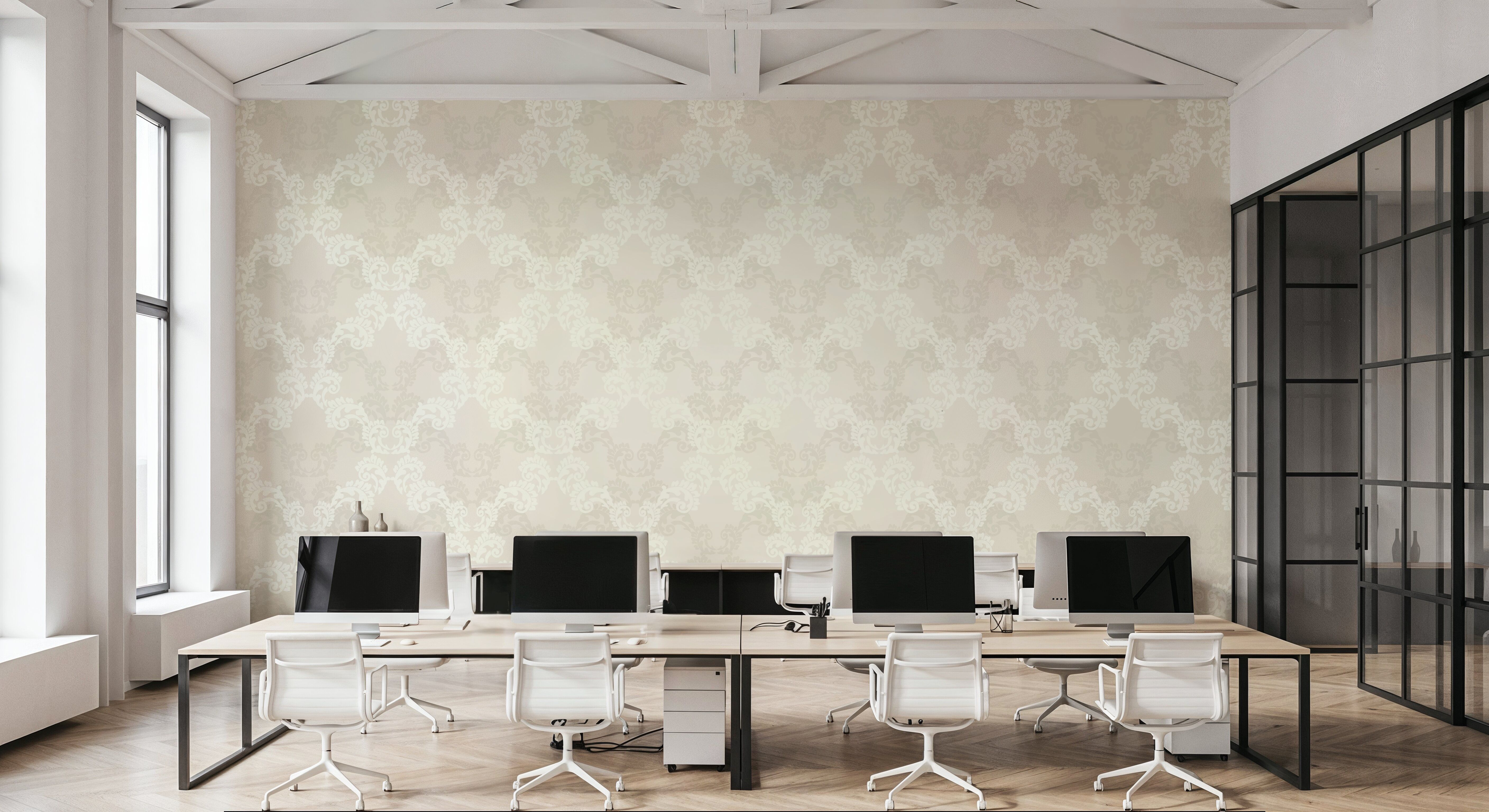 Overlay Damask White