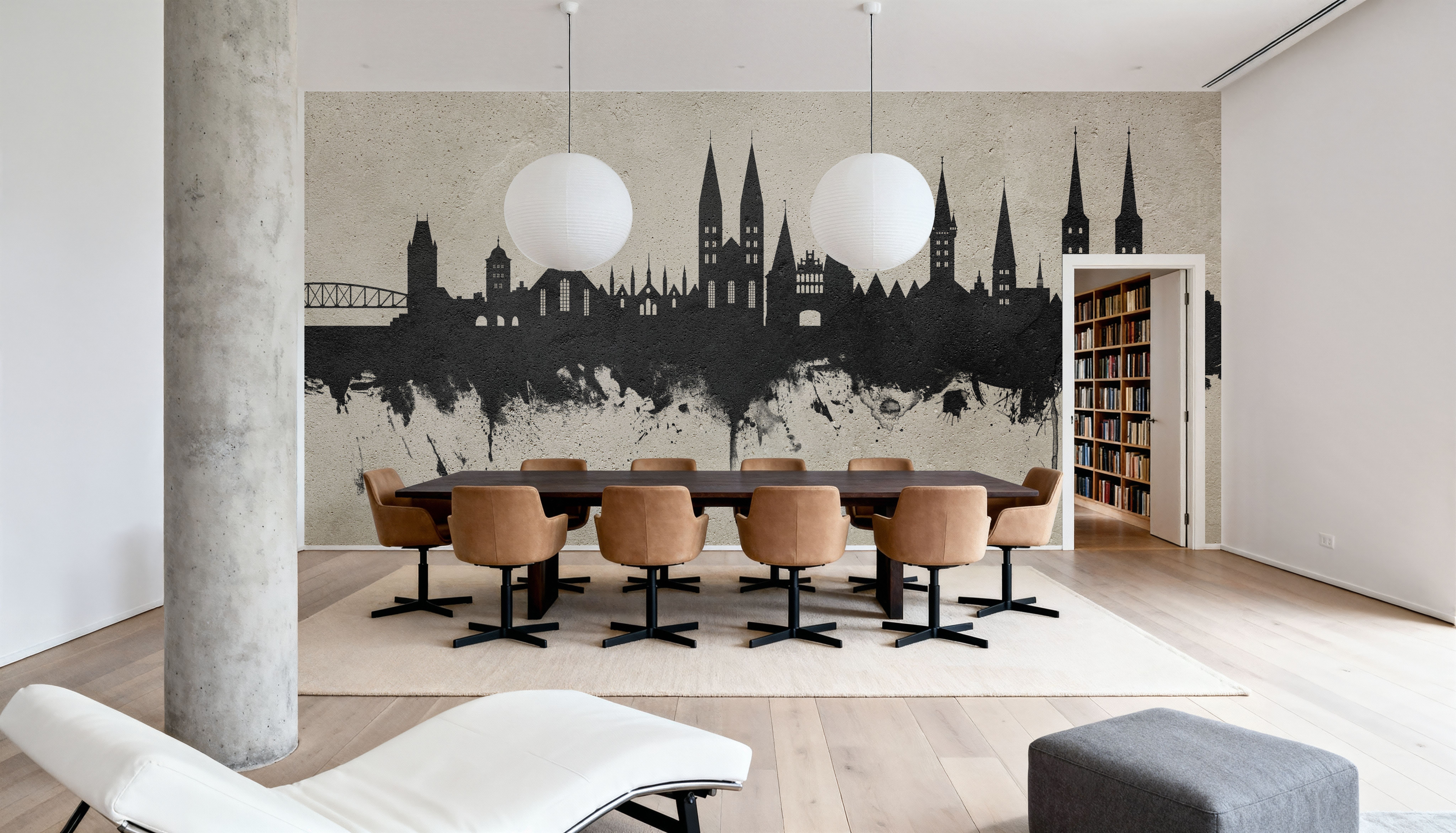 Lubeck Germany Skyline Concrete