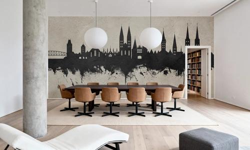 Lubeck Germany Skyline Concrete