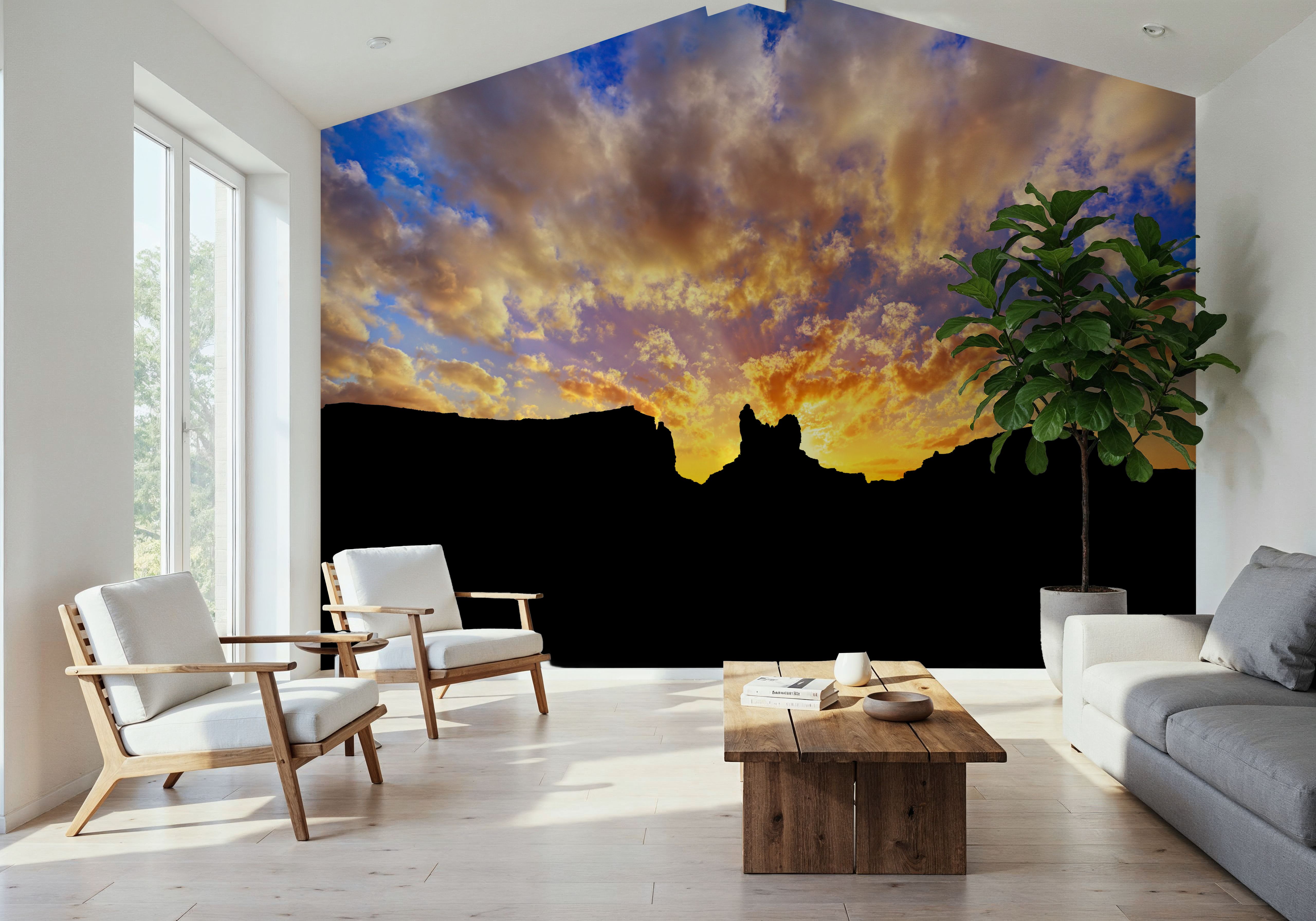 Sunset on US 163, Wallpaper